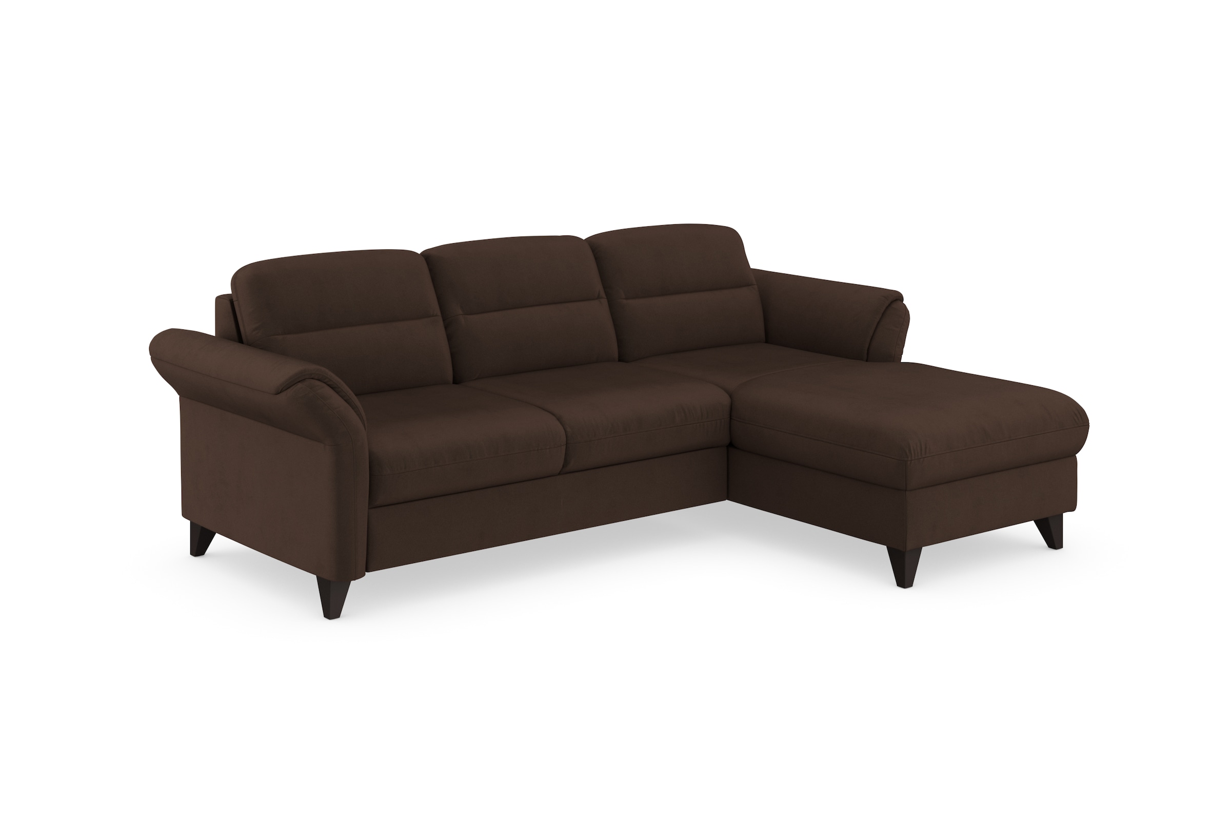 sit&more Ecksofa »Mellum L-Form« Federkern, optional Schlaffunktion, Bettkasten & Armteilfunktion