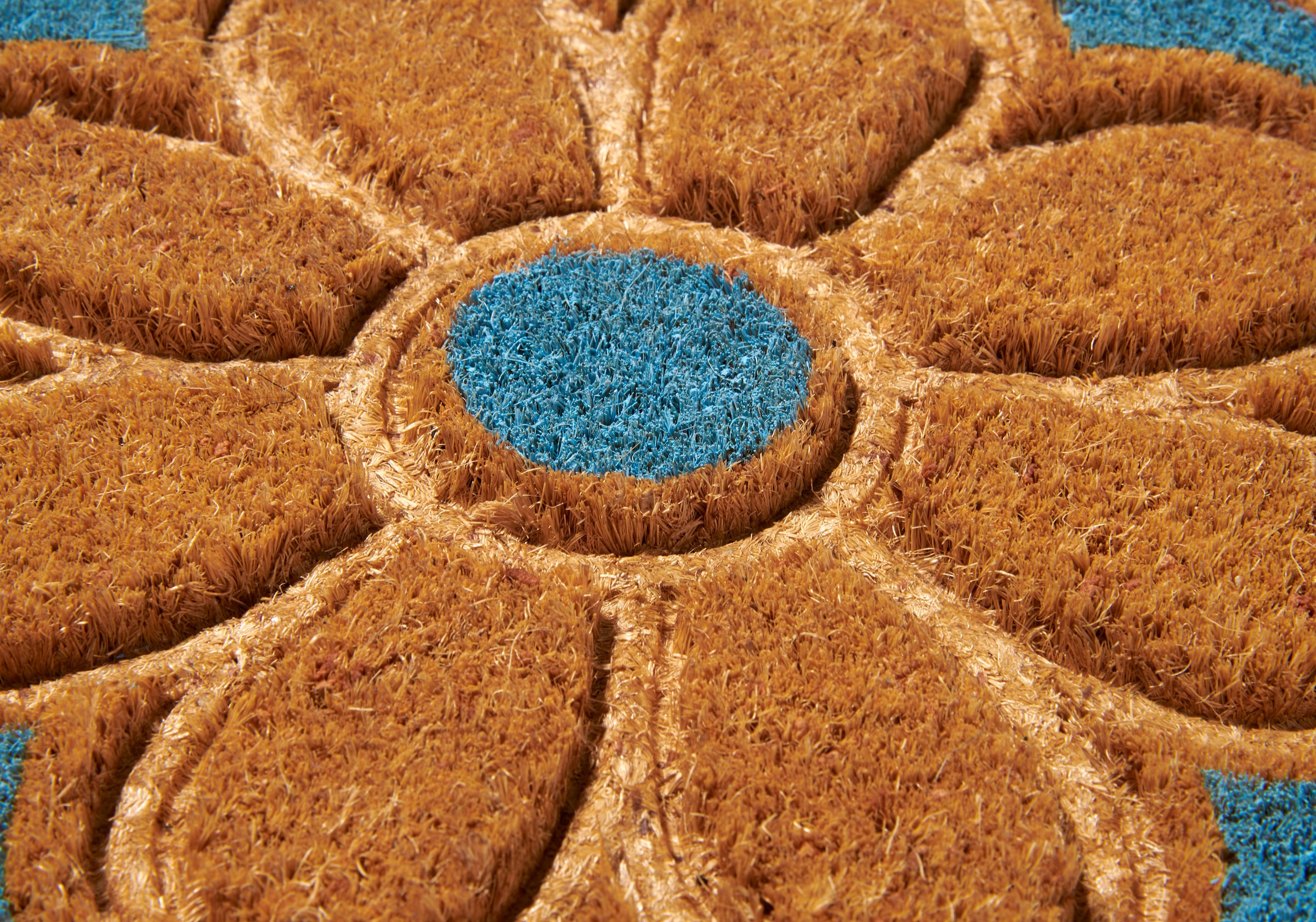 HANSE Home Fussmatte »Mix Mats Kokos Flowers, Türmatte«, rechteckig, 15 mm Höhe, Strapazierfähig, pflegeleicht, robust, wetterfest, UV-beständig