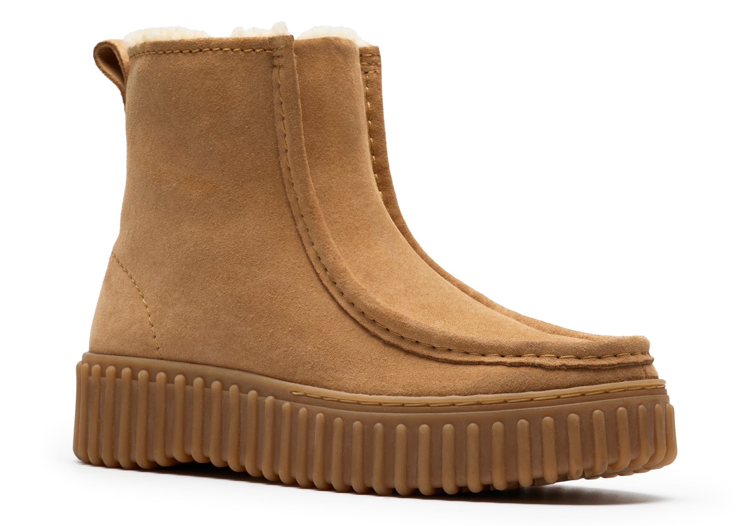 Image of Clarks Winterboots "Torhill Cozy" Plateauboots mit modischer Ziernaht