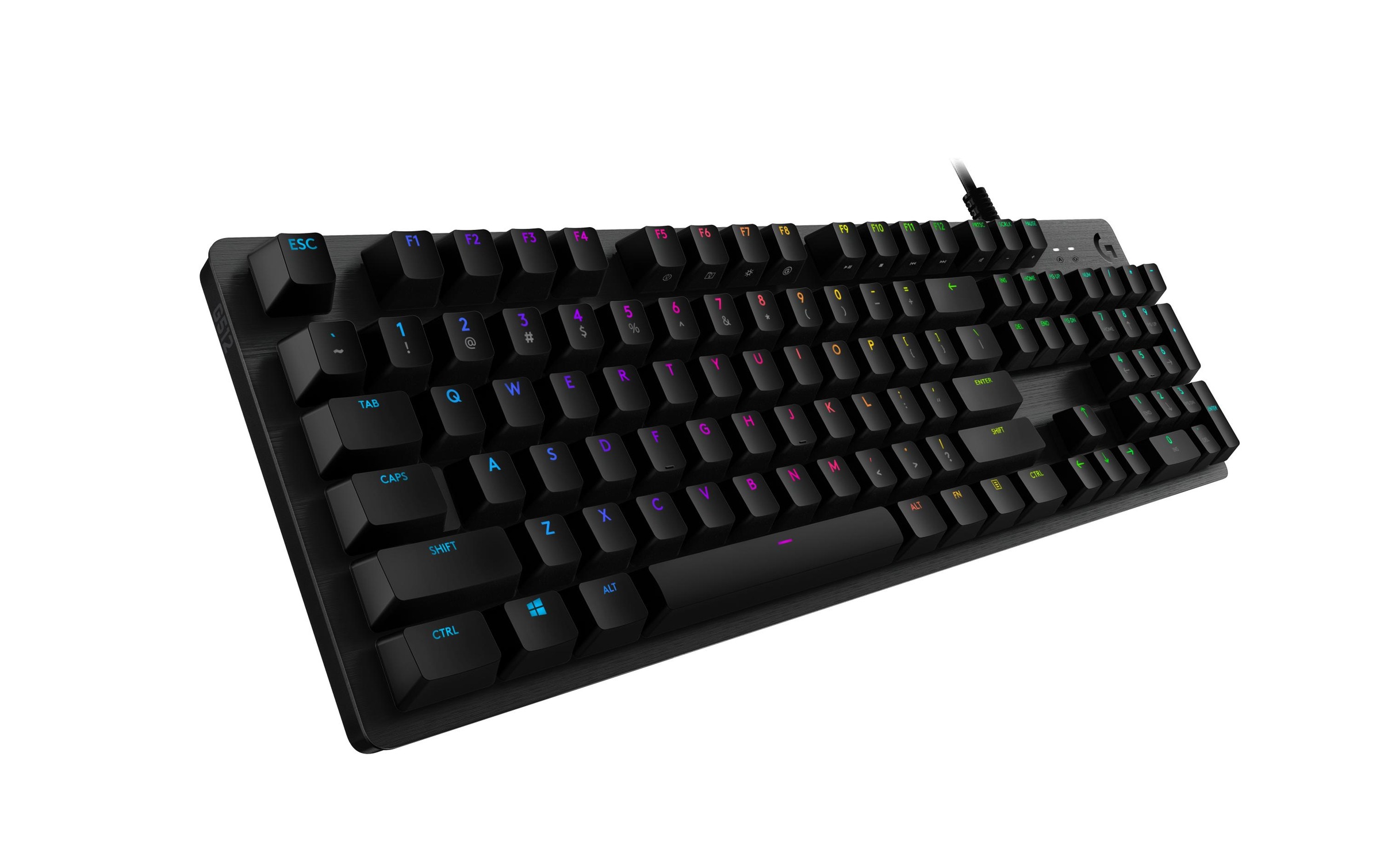 Logitech Gaming-Tastatur »G512 GX Brown Carbon«, (Ziffernblock)