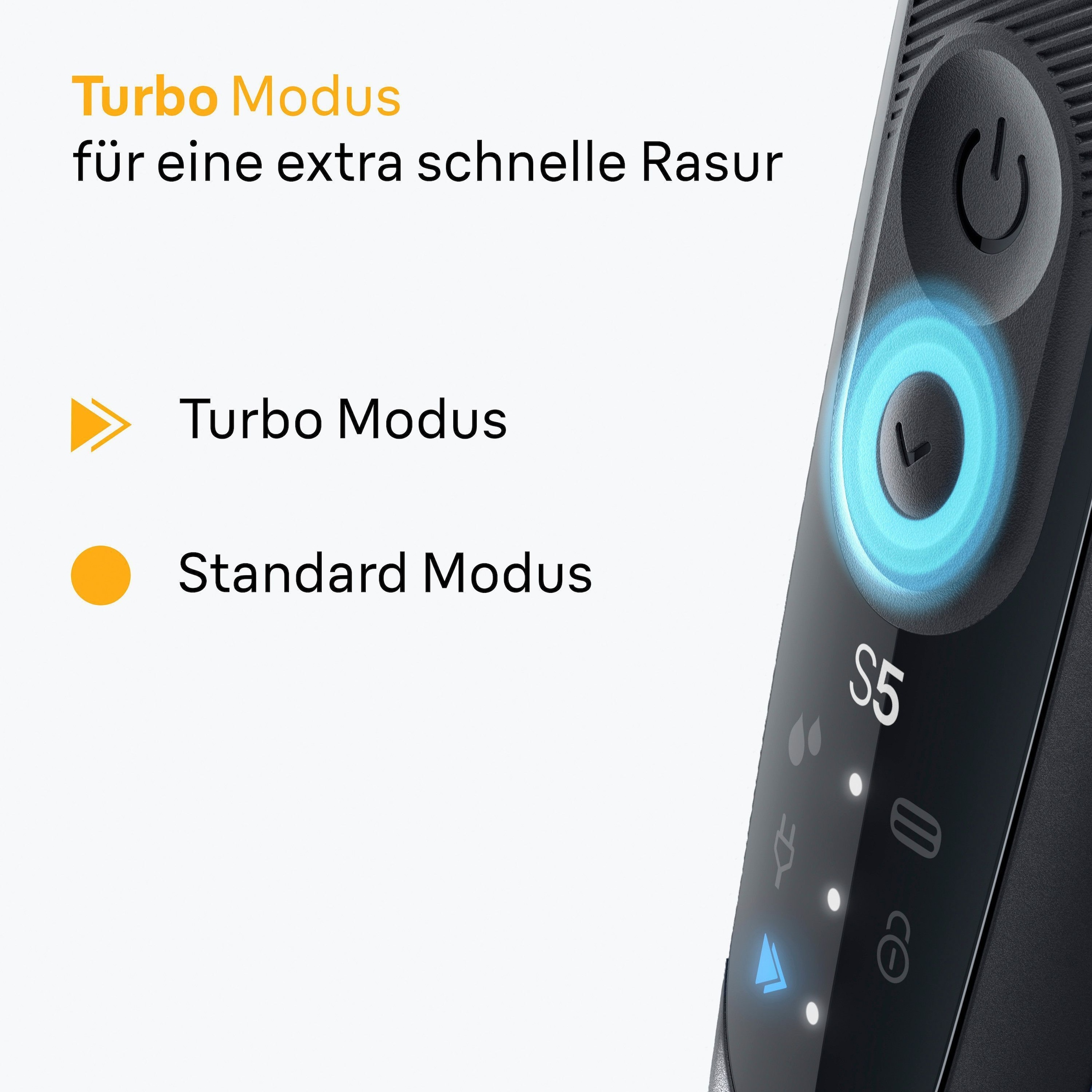 Braun Rasoirs électriques »Series 5 52-B1600s« 1 cuis Aufsätze 100% étanche, embout soin corporel, jusqu'à 50 min, Made in Germany