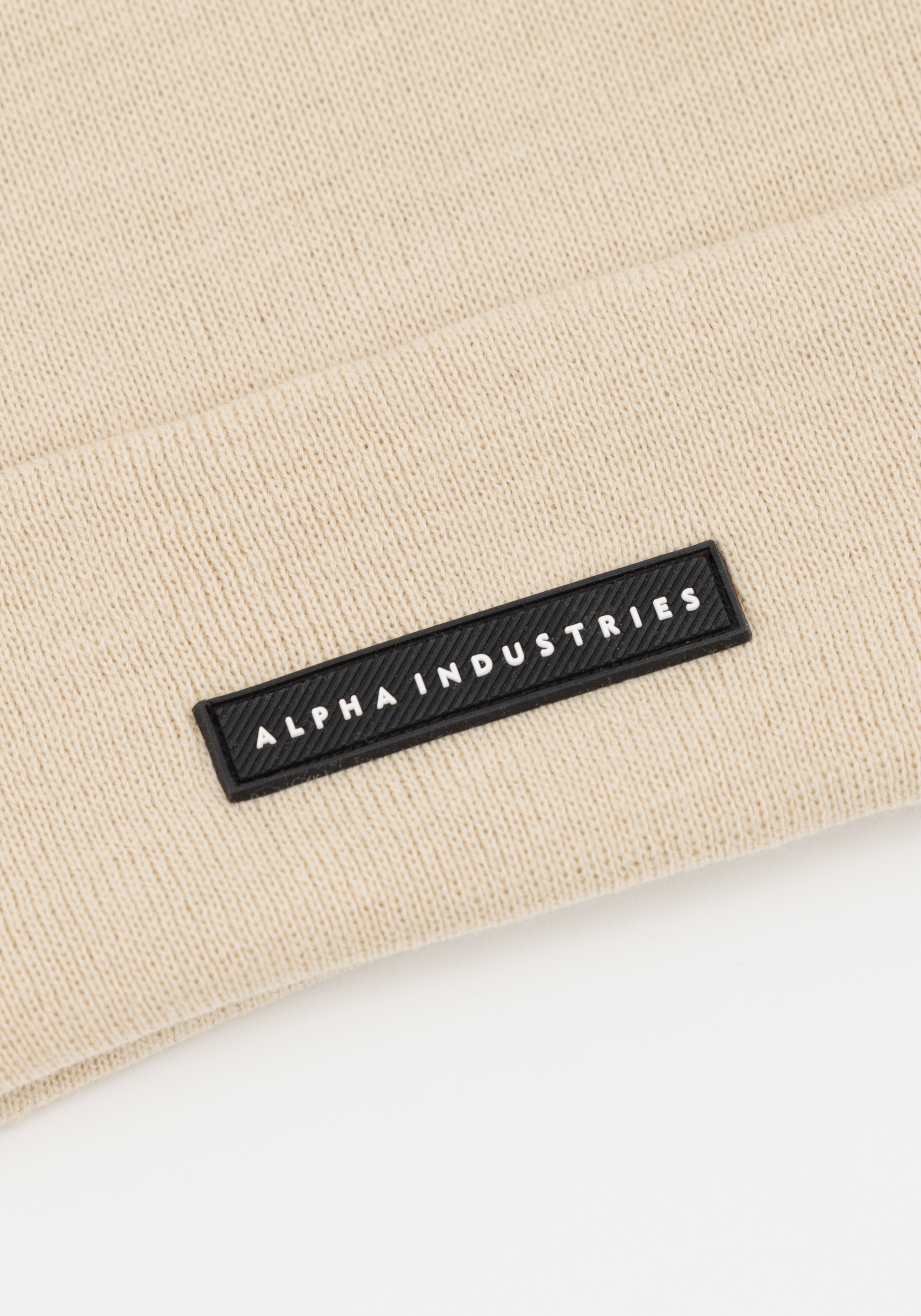 Alpha Industries Bonnet de ski »Rubber Logo Beanie«