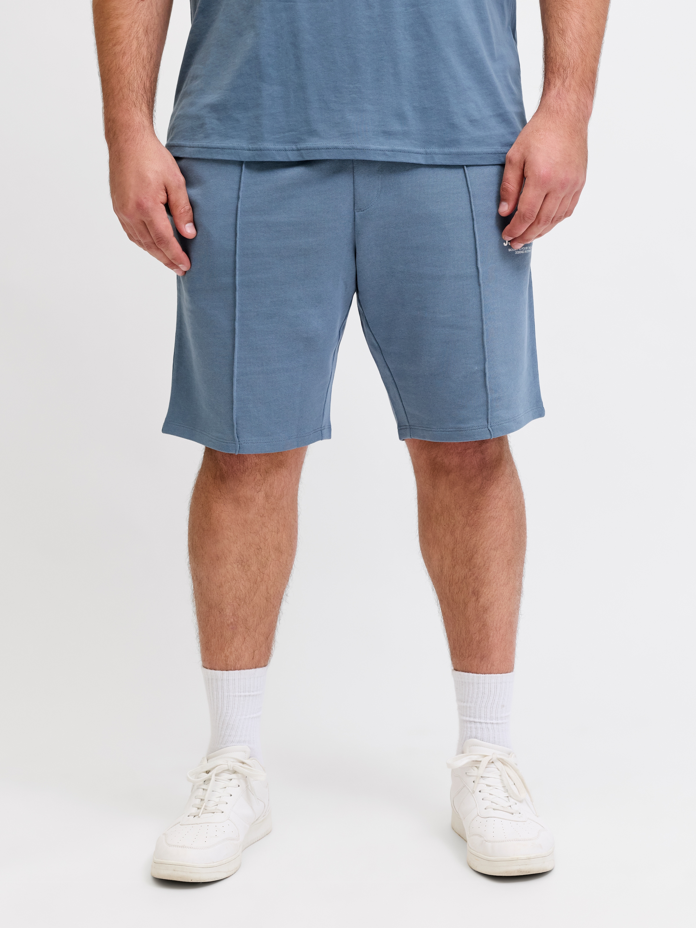 Image of Jack & Jones PlusSize Sweatshorts "JPSTKANE SOHO SWEAT SHORTS MID SN PLS" Baumwollmischung, relaxed fit