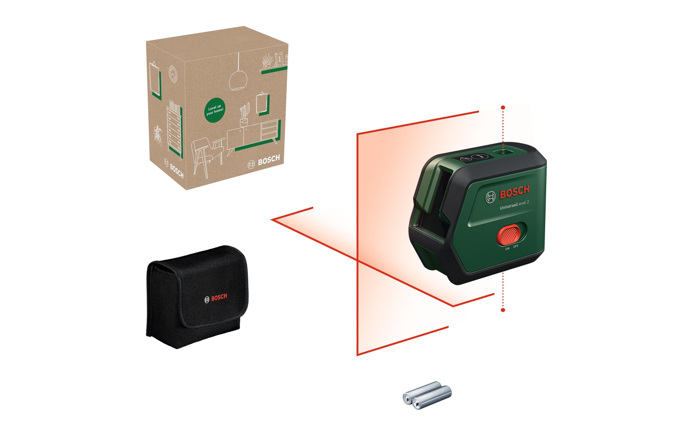 Image of BOSCH Kreuzlinienlaser "UniversalLevel 2 12 m"
