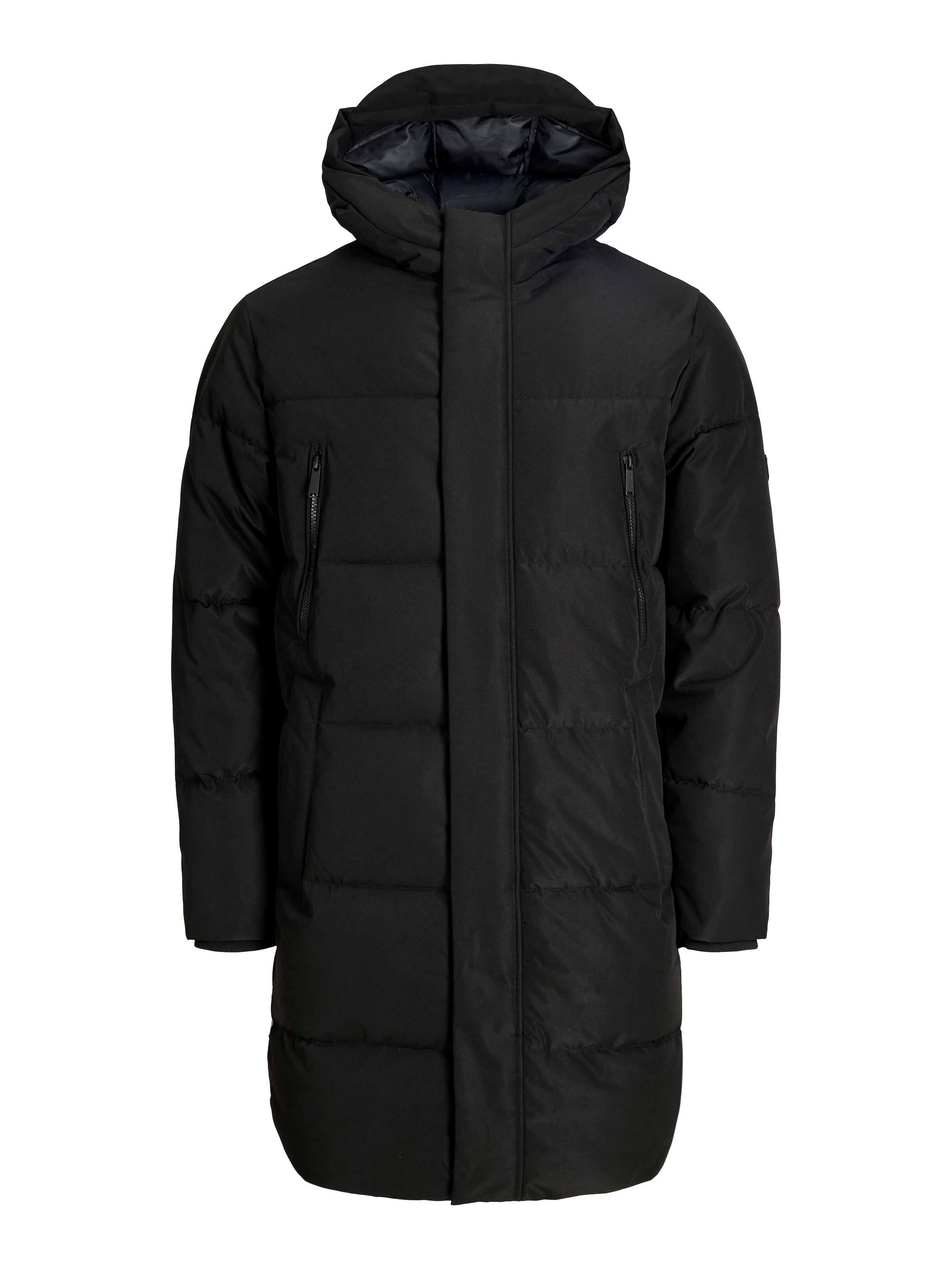 Jack & Jones PlusSize Veste matelassée »JJEBECKS LONG PUFFER SN PLS« avec capuche fibre synthétique, coupe longue