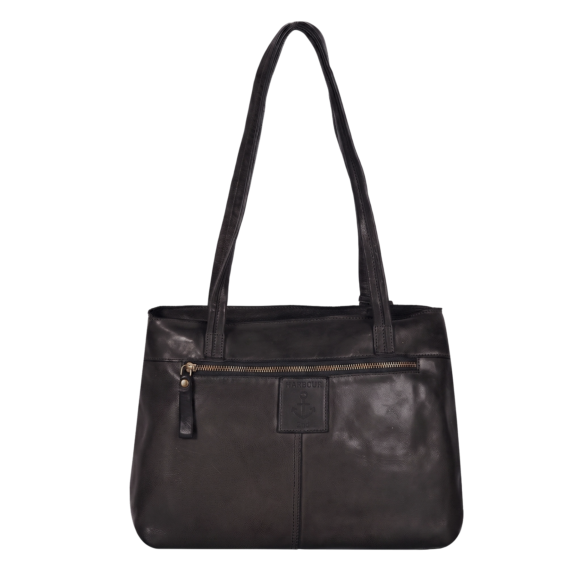 HARBOUR 2nd Shopper Damen Schultertasche, Umhängetasche mit dekorativem Anhänger