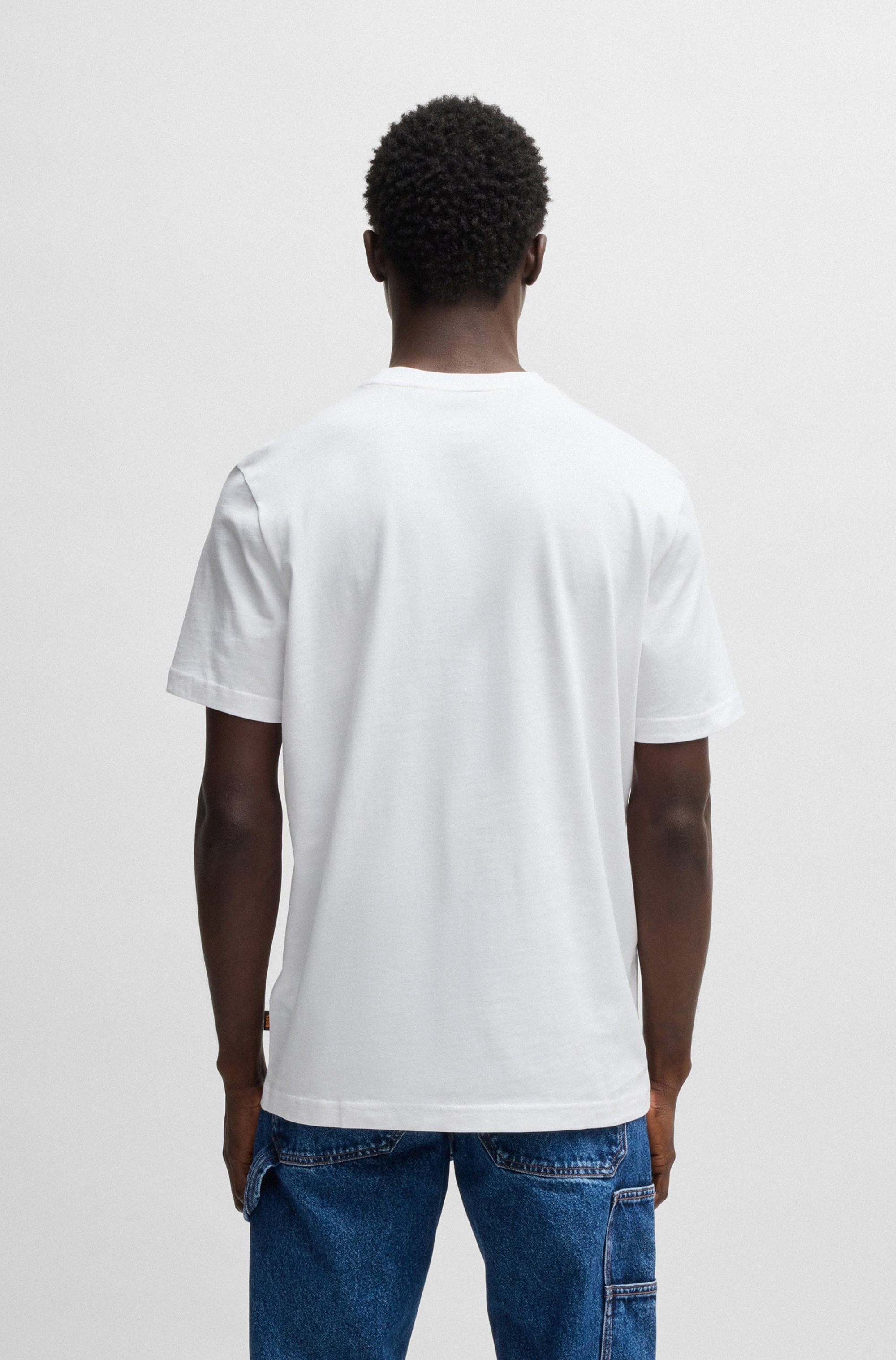 BOSS ORANGE T-Shirt »Te Dunetrace«, mit grossem Fotodruck