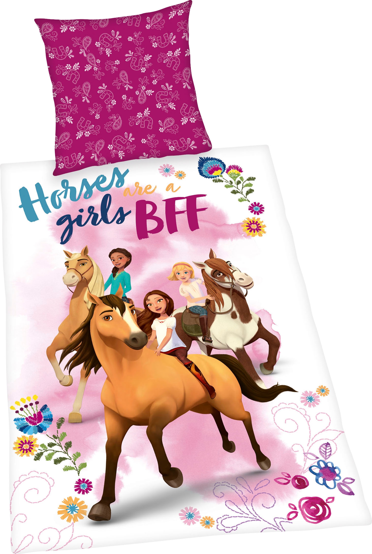 Kinderbettwäsche »Spirit«, (2 tlg.), mit tollem Motiv