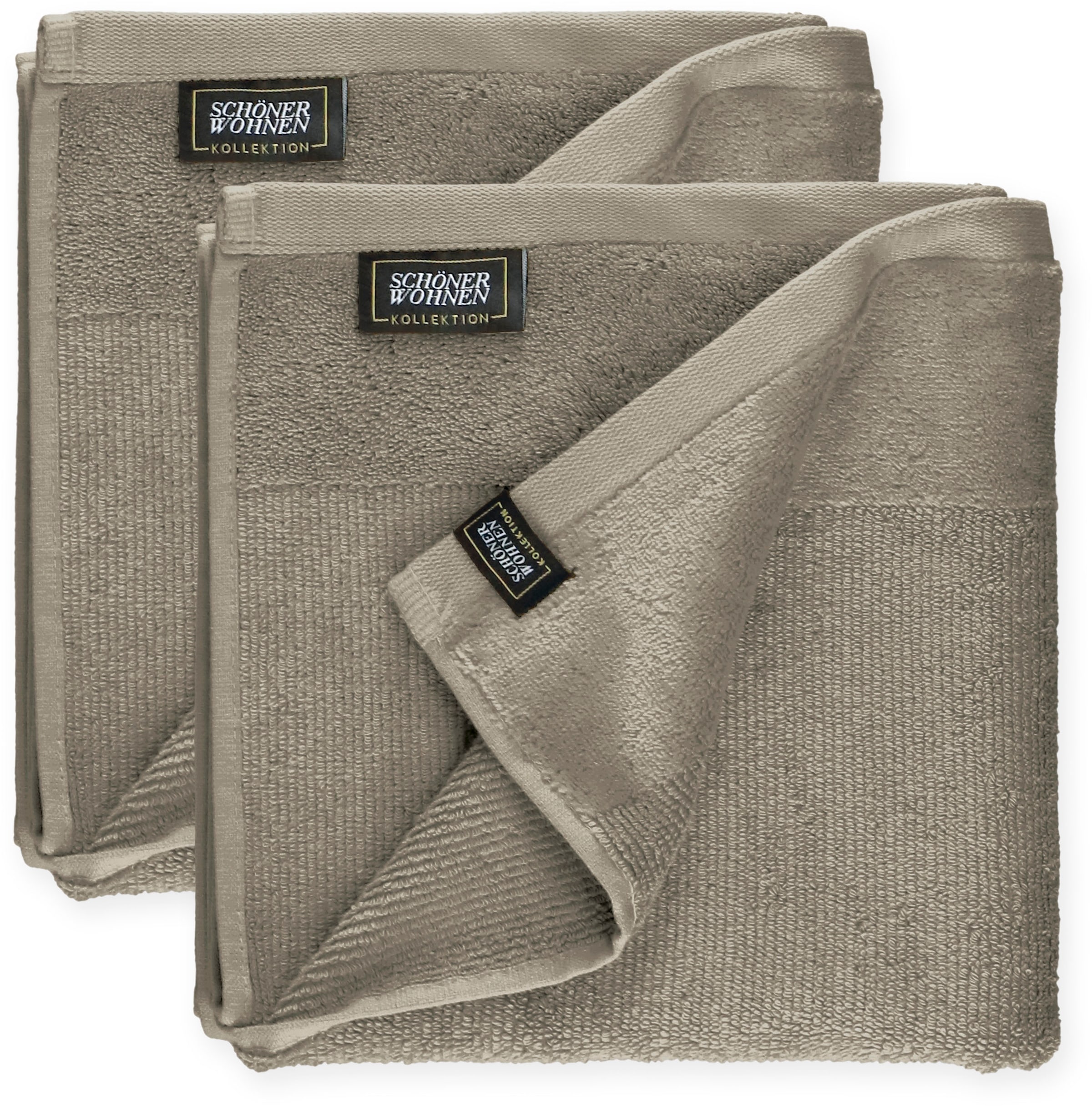 Image of SCHÖNER WOHNEN-Kollektion Handtücher "Sense" mit Velourborte, hautschmeichelnde Airtouch Qualität, super weich