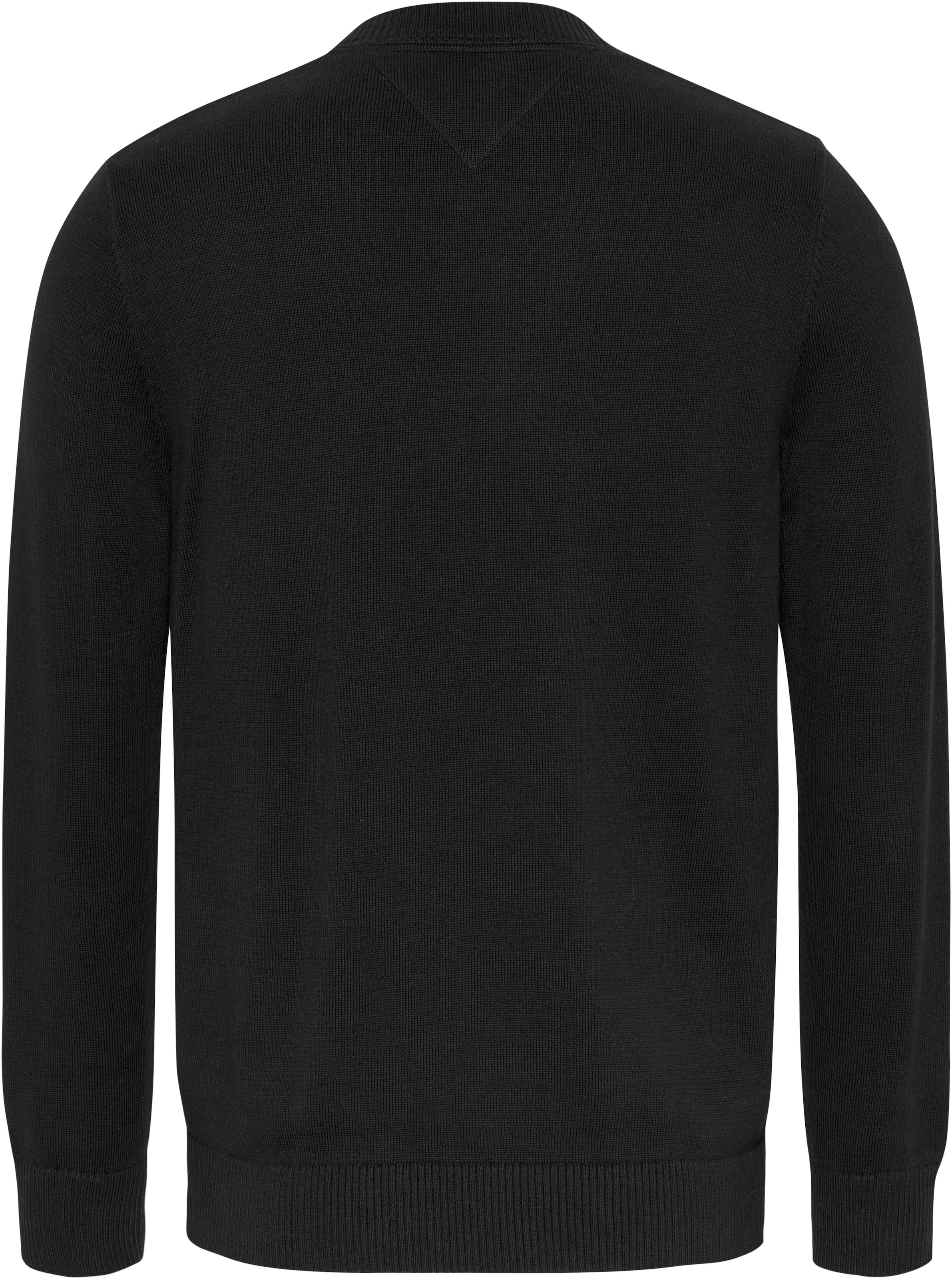 Tommy Jeans Sweatshirt »TJM SLIM V NECK ESSNTL SWEATER«, mit Logostickerei
