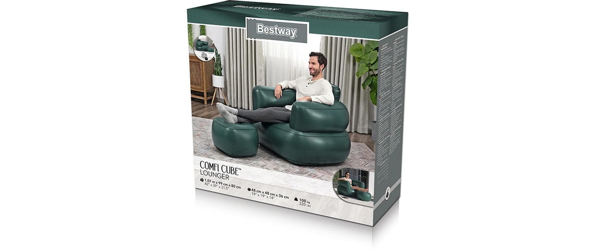 Bestway Luftsessel »Lounger assortiert, 107 x 99 cm«