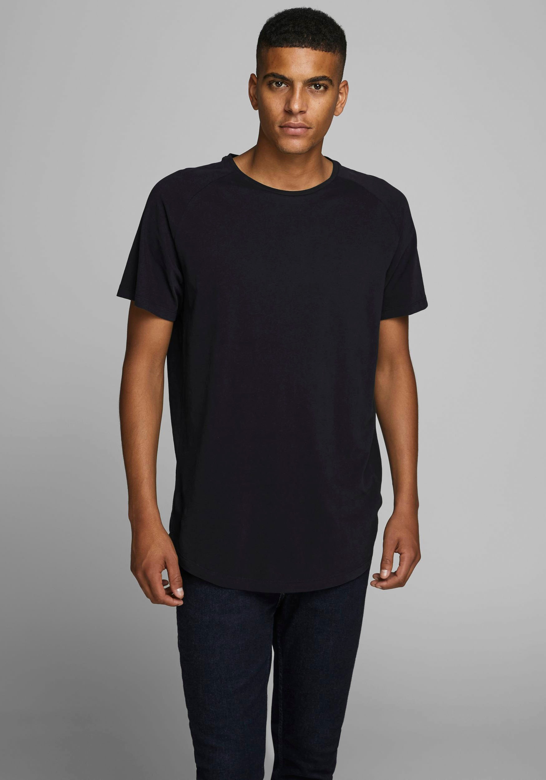 Image of Jack & Jones T-Shirt »CURVED TEE« bei Ackermann Versand Schweiz