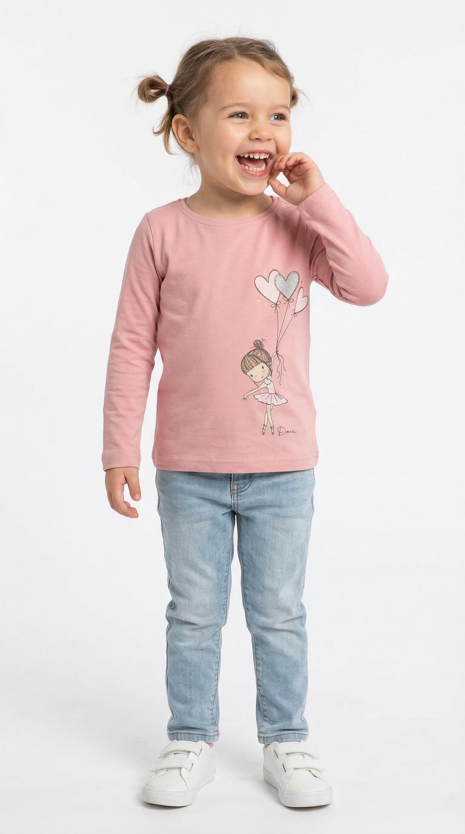 Blue Seven T-shirt à manches longues Packung, 2 cuis mit tollen Frontmotiven