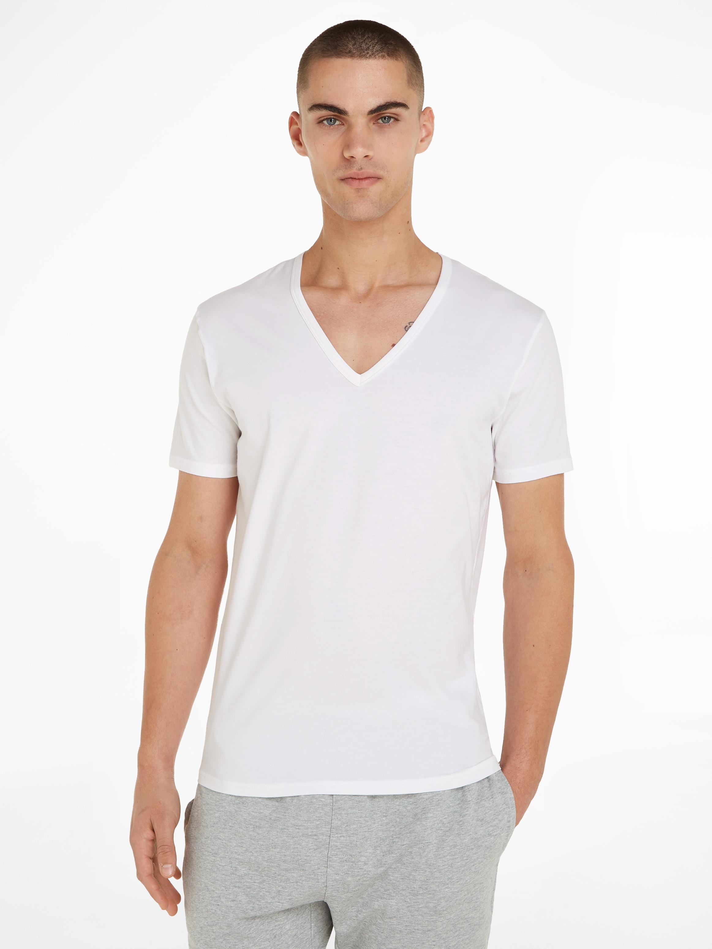 V-Shirt »»Modern Cotton Stretch««