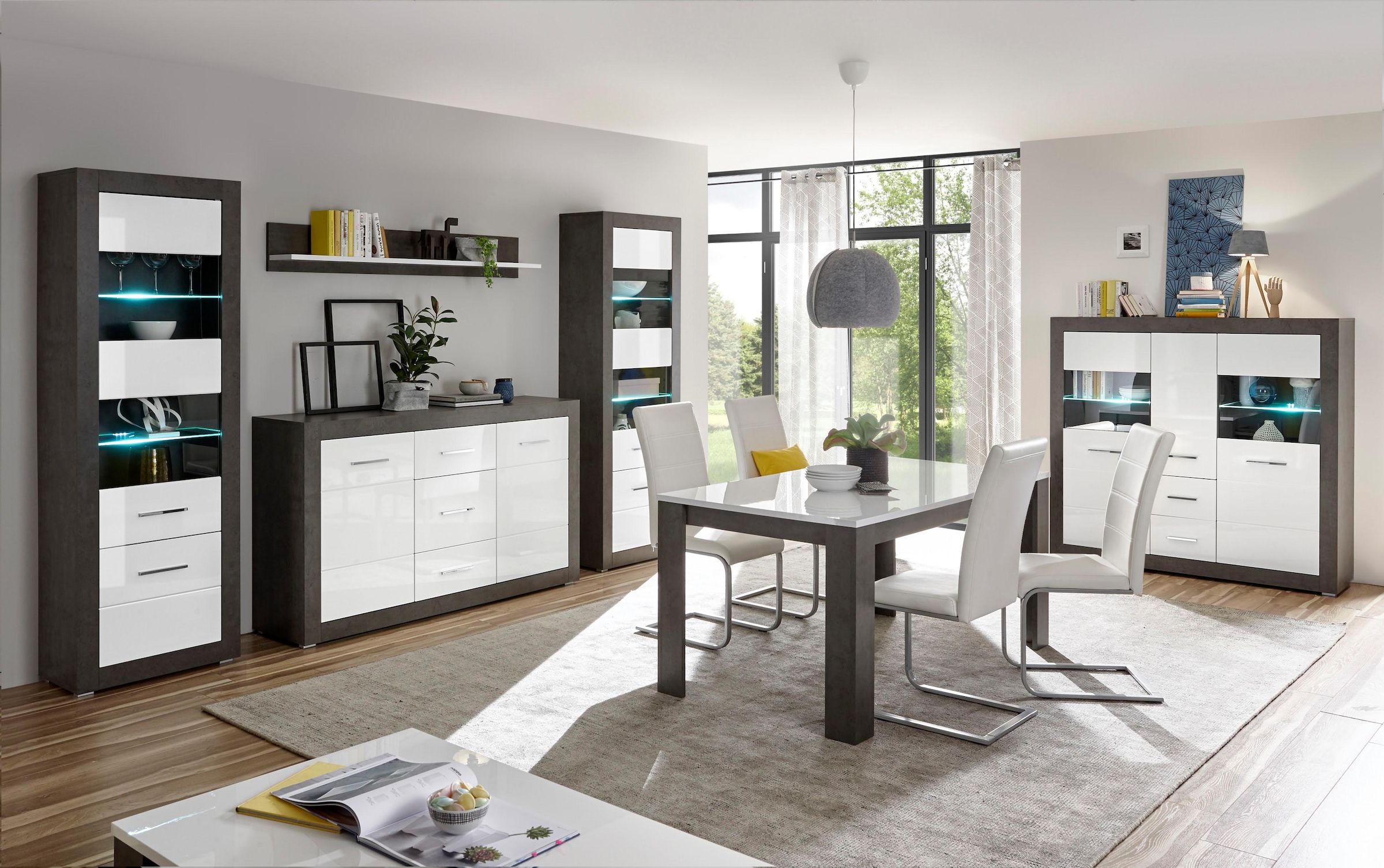 Home affaire Wohnwand »Etero« Set, 4 Stk. tlg.