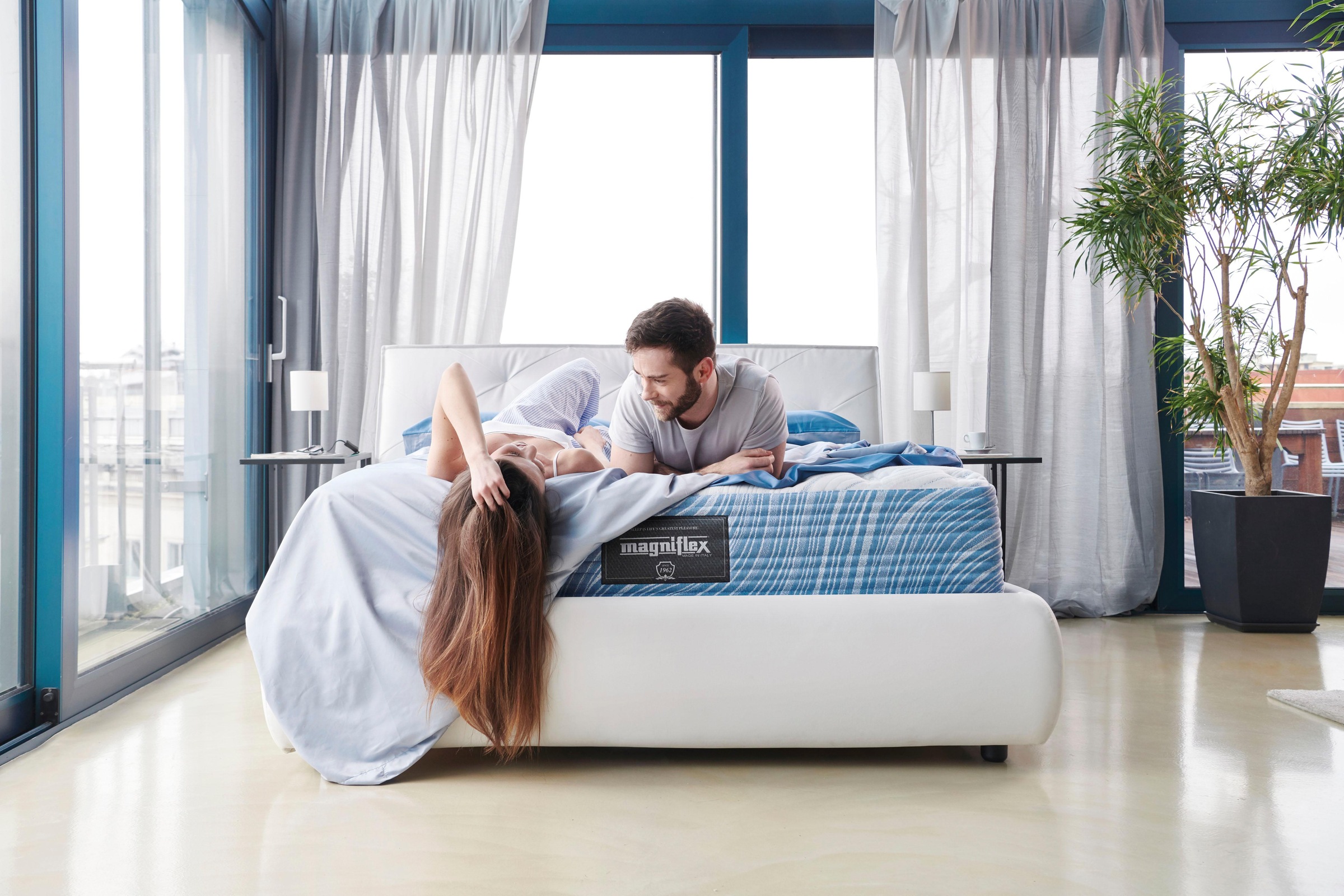 Image of Magniflex Visco-Matratze »Magnigel Deluxe Dual 9«, 23 cm cm hoch, (1 St.), Doppelkern mit Luxusfrische bei Ackermann Versand Schweiz