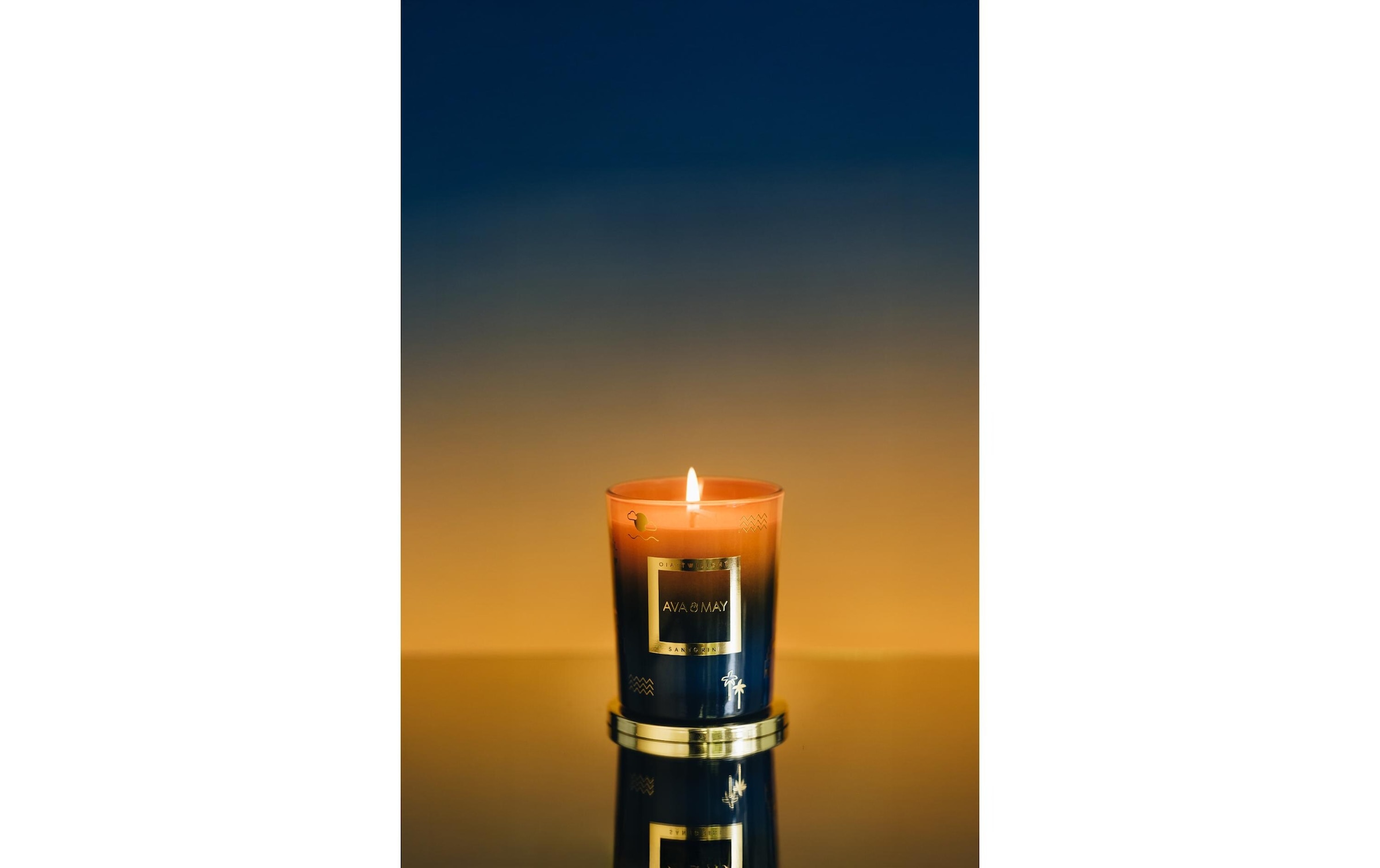 AVA & MAY Bougie parfumée »Oia Twilight 180 g«