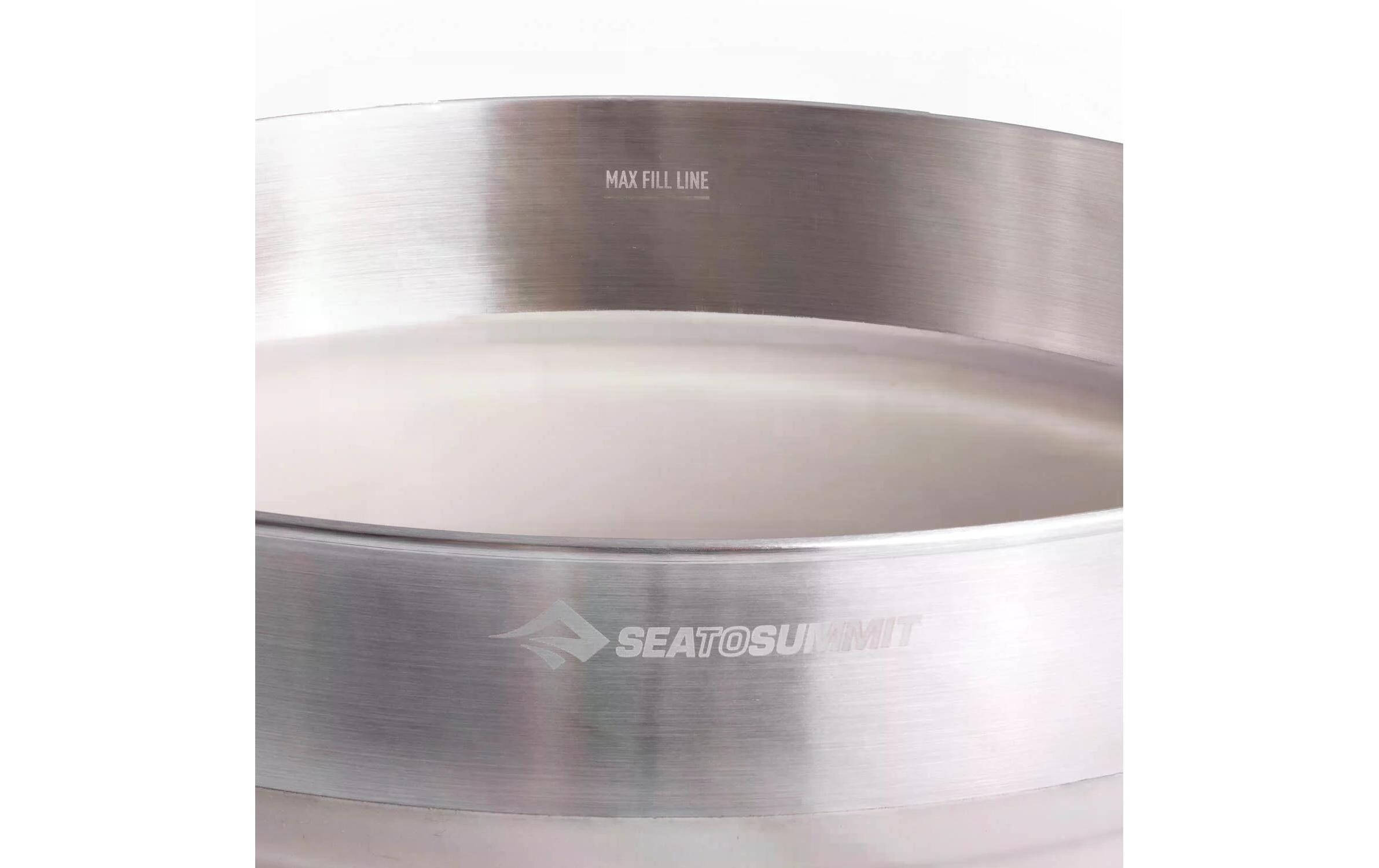 sea to summit Kochbesteck-Set »Stainless Steel Collapsible Pot 5 l«, (1 tlg.)