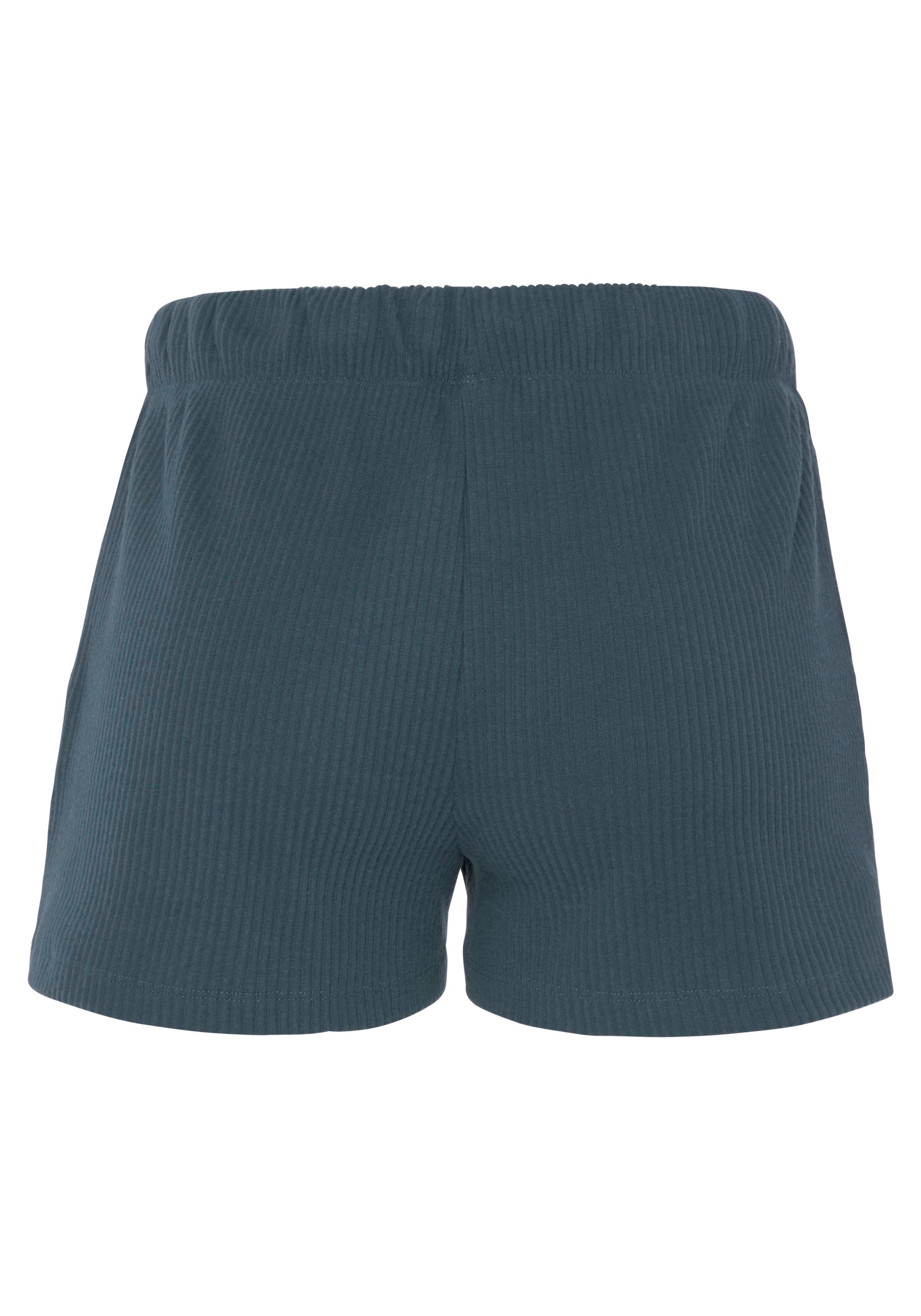 s.Oliver Sweatshorts »- Kurze Hose aus Ripp-Qualität«, mit seitlichen Taschen, Loungeanzug