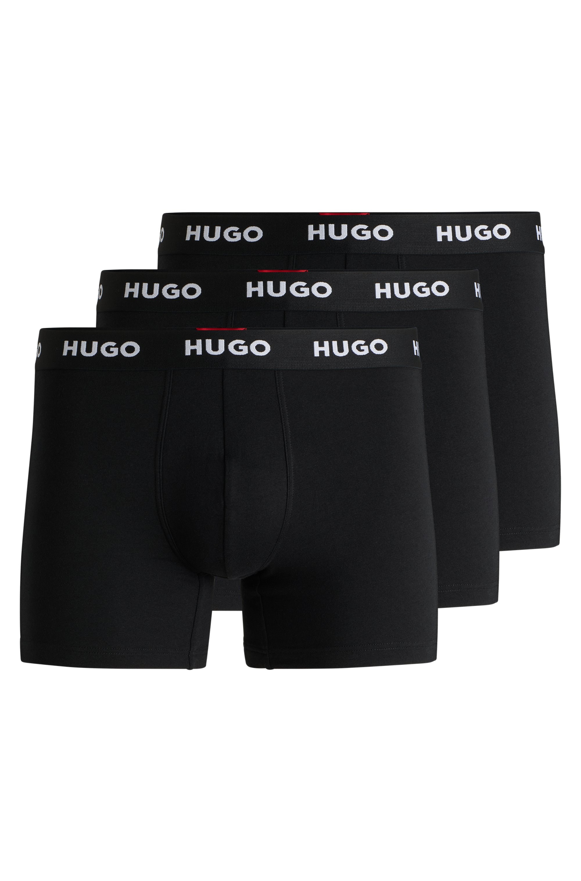 HUGO Underwear Boxer »BOXERBR TRIPLET PACK« 3 cuis mit HUGO Logo-Elastikbund
