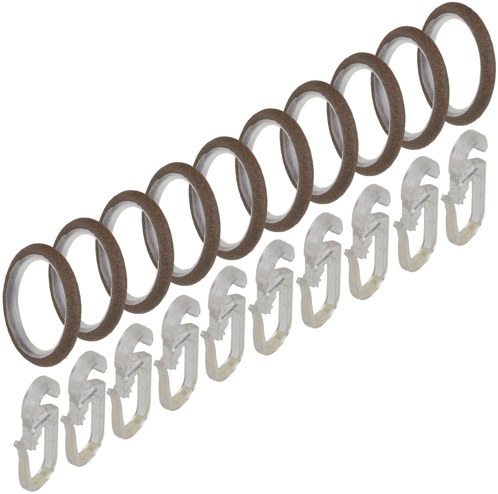Liedeco Gardinenstange »Esp Kugel«, 1 läufig-läufig, Fixmass, 1-läufig im Fixmass Ø 16 mm