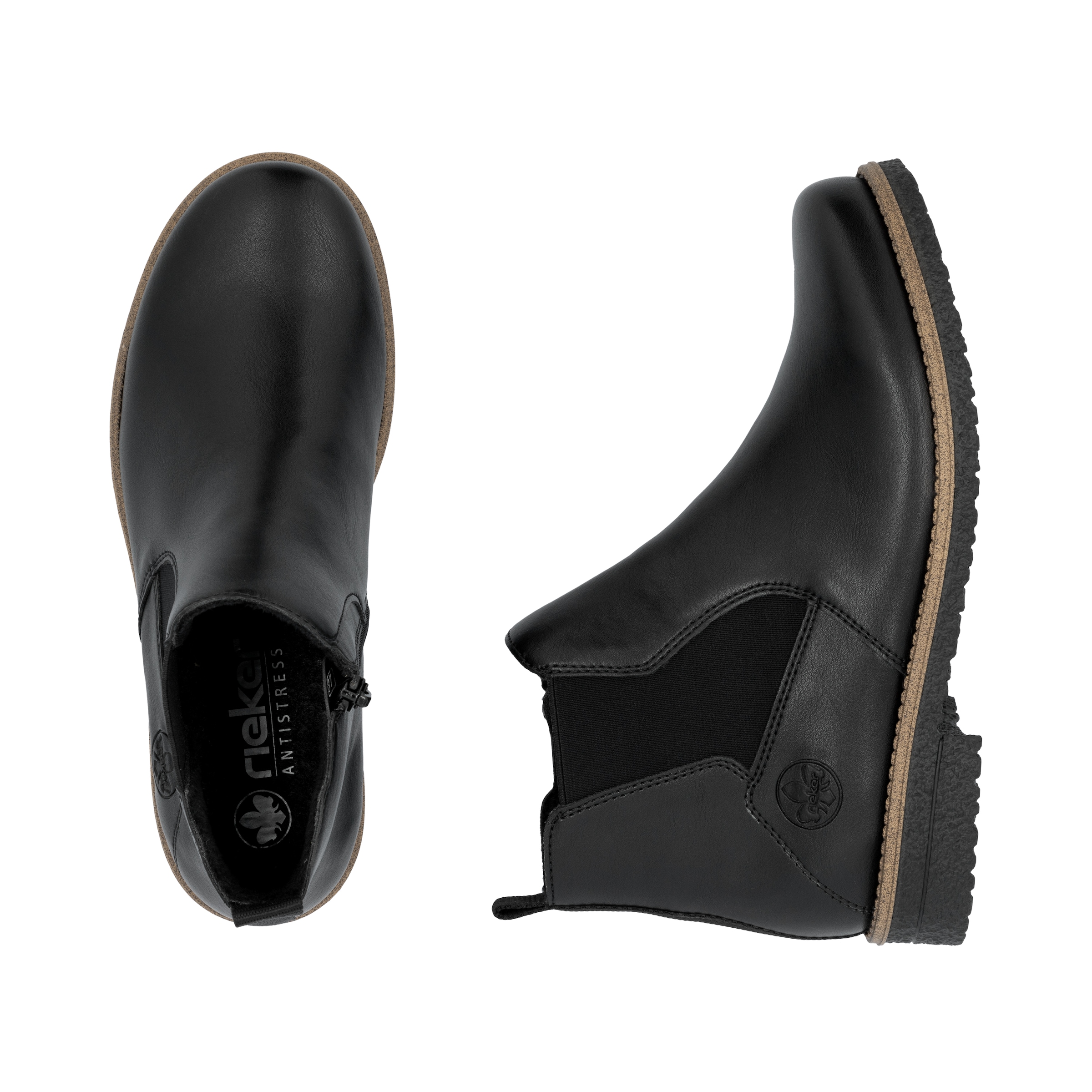 Rieker Chelseaboots  Stiefelette, Schlupfboots, Stretcheinsatz, mit Innenreissverschluss