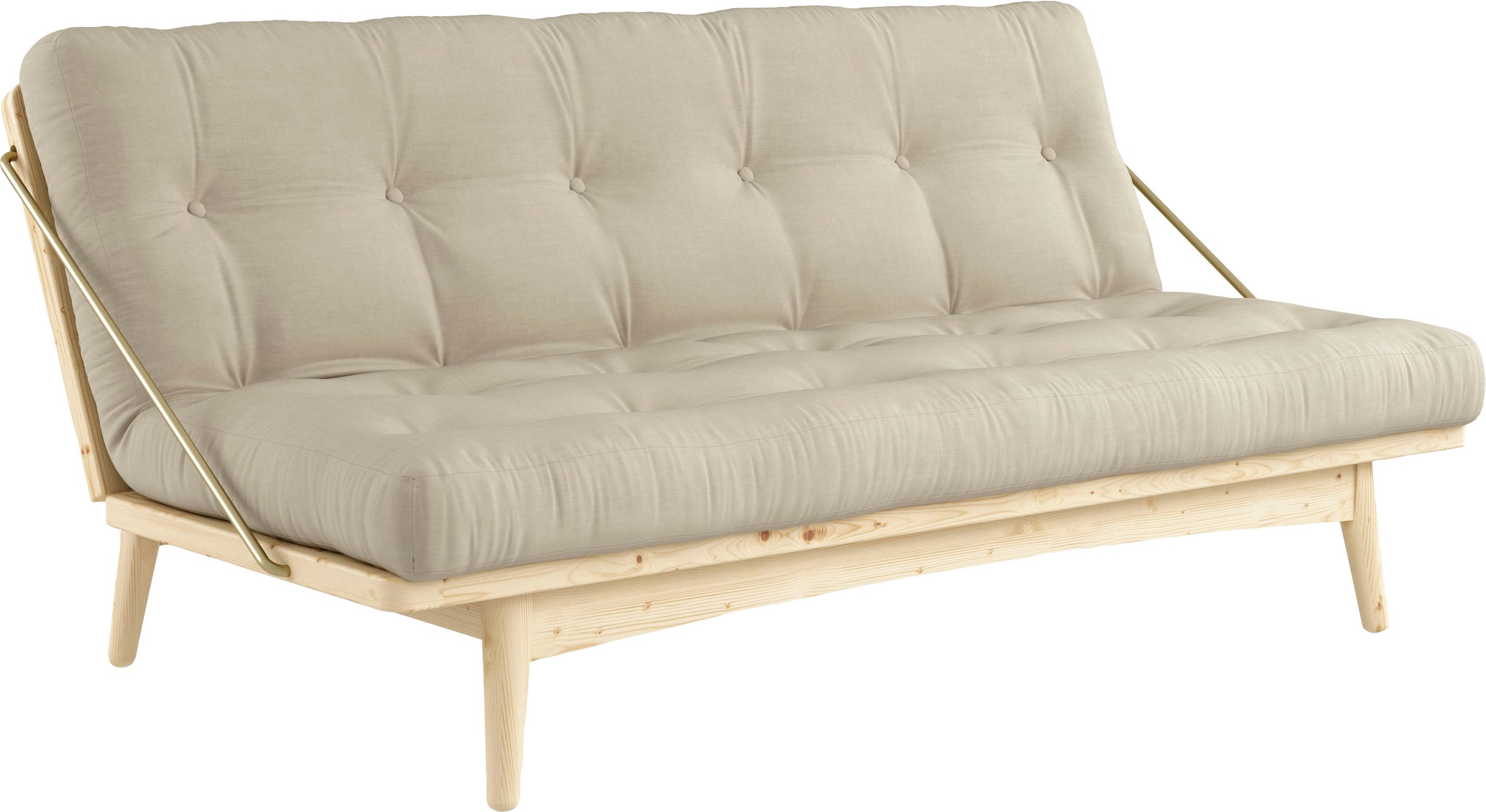 Karup Design Schlafsofa "Folk" aus massiven Kiefernholz, inkl. Futonmatratze