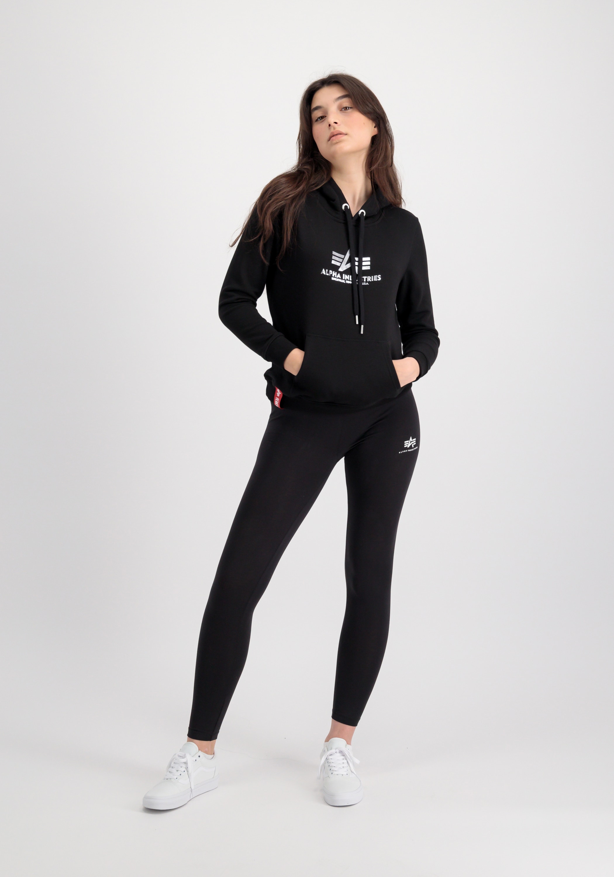 Alpha Industries Hoodie »Alpha Industries Women - Hoodies New Basic Hoodie Wmn Foil Print«