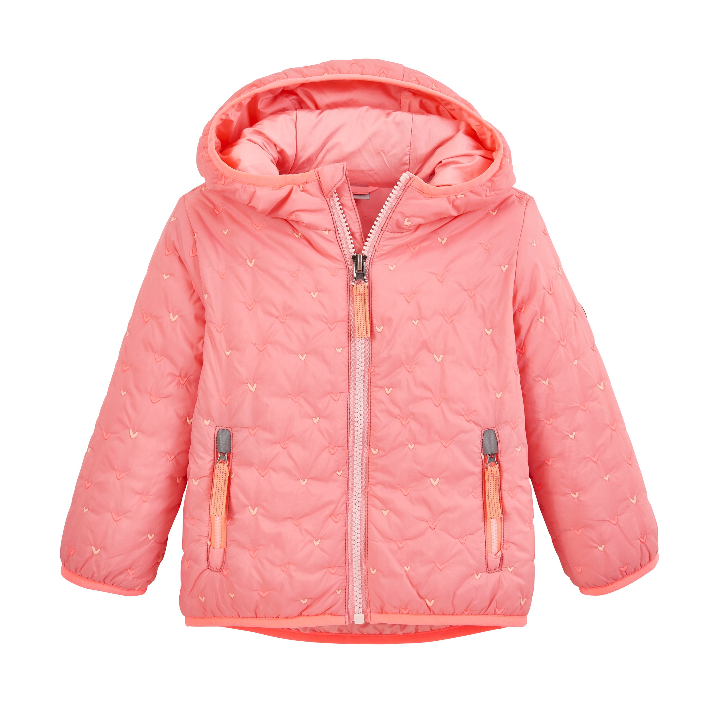 Image of first instinct by killtec Outdoorjacke "FIOS 67 MNS JCKT" Leicht wattierte Jacke mit Stickherzen, reflektierend, PFAS-frei