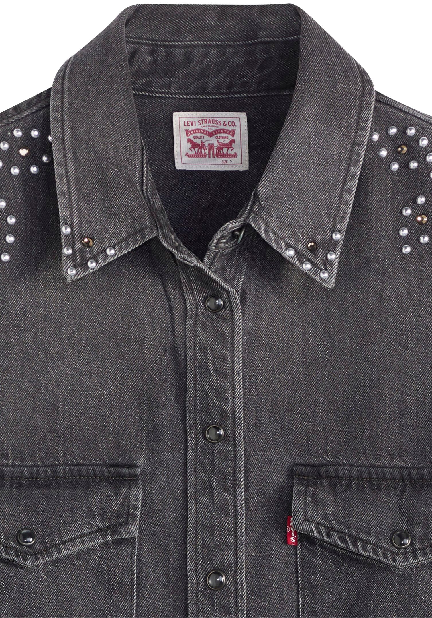 Levi's® Jeansbluse »ESSENTIAL WESTERN« mit Brusttaschen mit Druckknöpfen