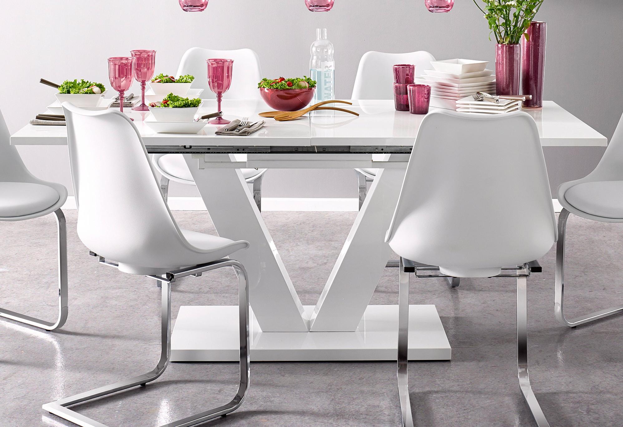 INOSIGN Esstisch »ausziehbar Andy, TOPSELLER!« Tisch, Esstisch, OTTOs Choice,  mit Auszugsfunktion,  2 Breiten (140-180 cm oder 180-220 cm)