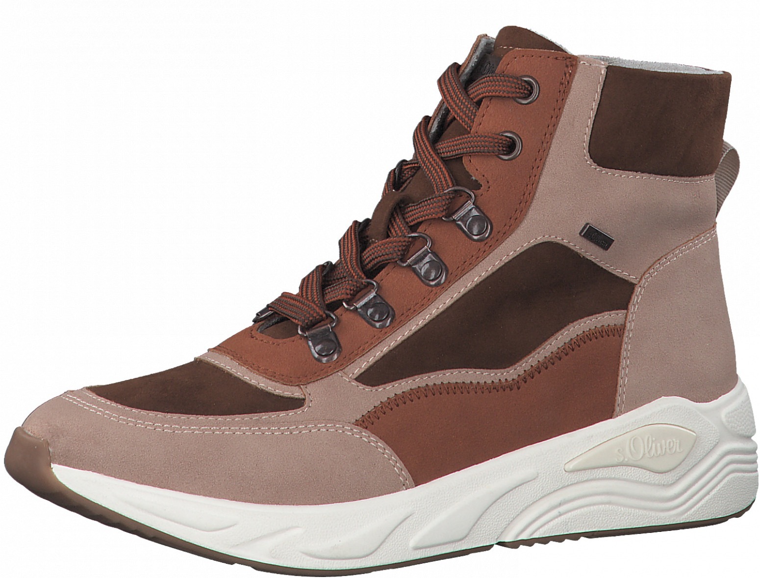 Image of s.Oliver Schnürboots, im Materialmix bei Ackermann Versand Schweiz