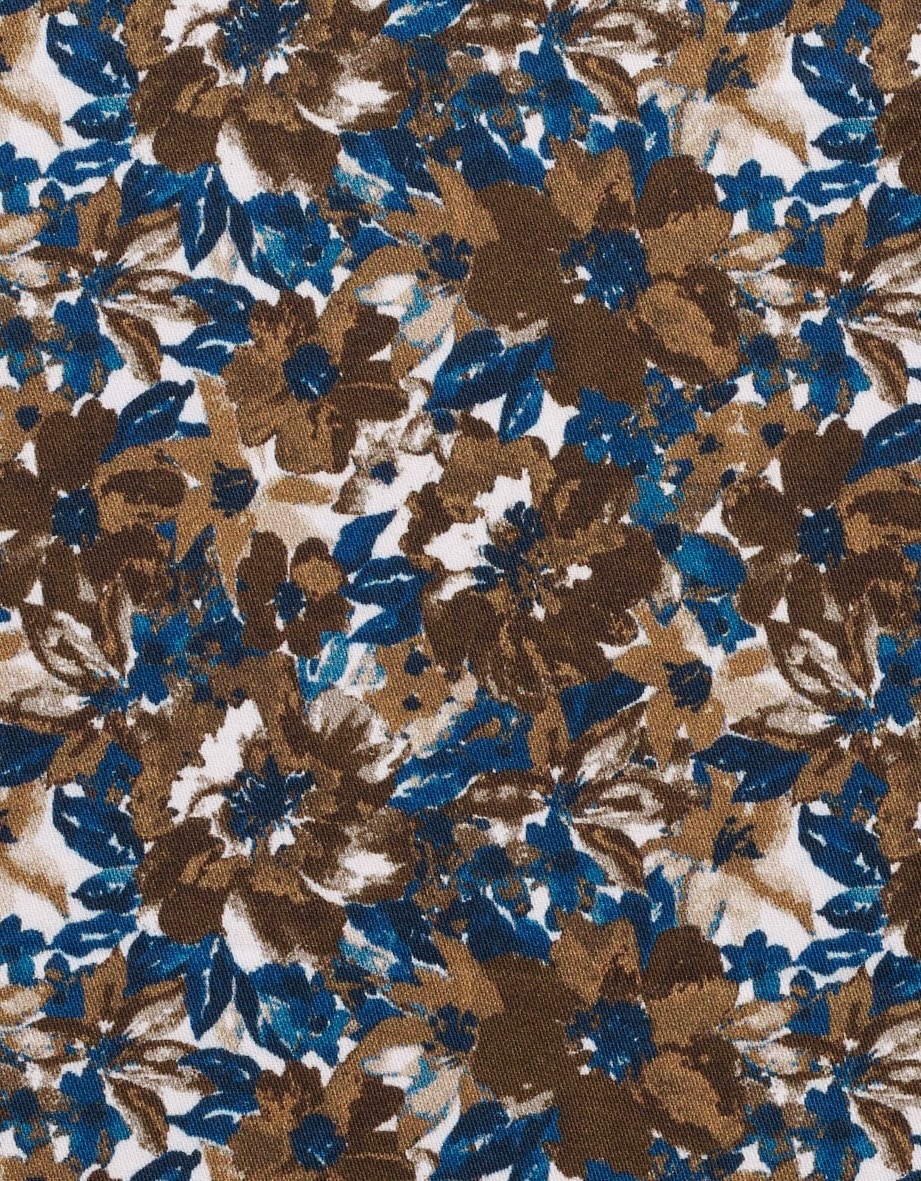 bugatti Langarmhemd aus reiner Baumwolle