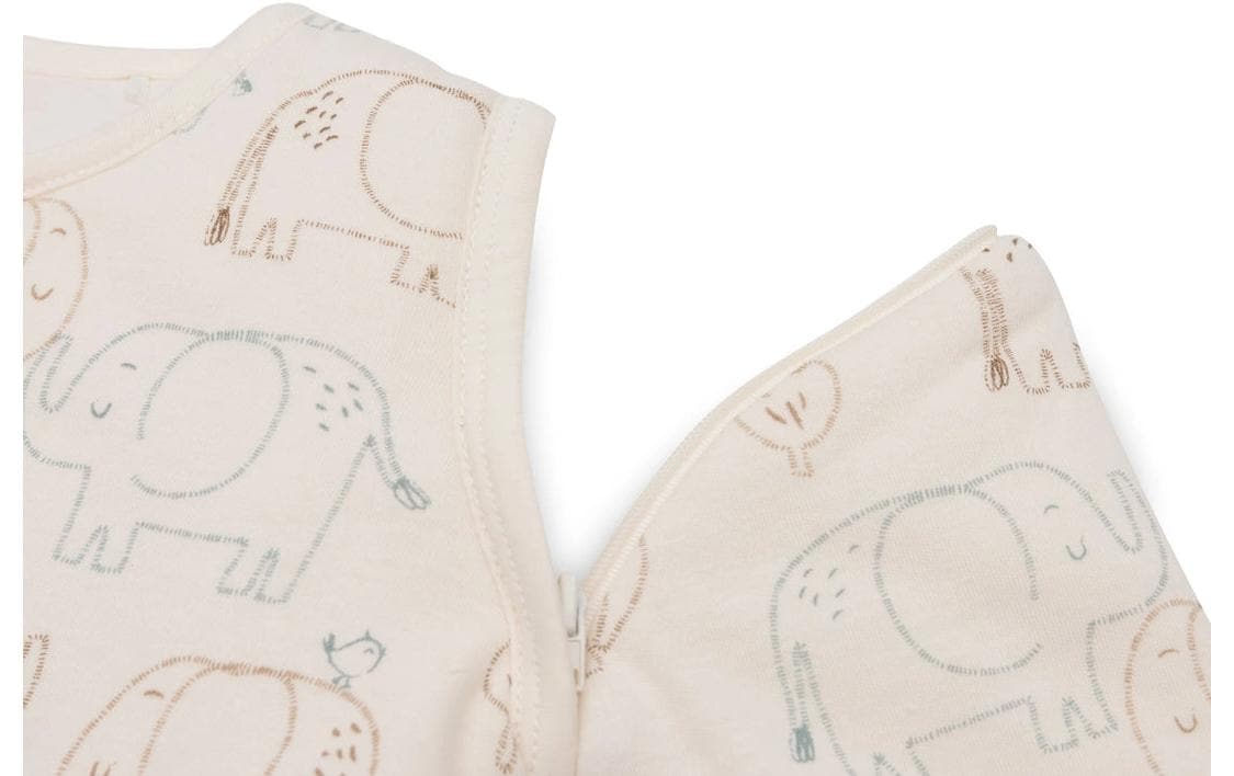 Jollein Babyschlafsack »Elephant Tales« Gefütterter Schlafsack mit abnehmbaren Ärmeln