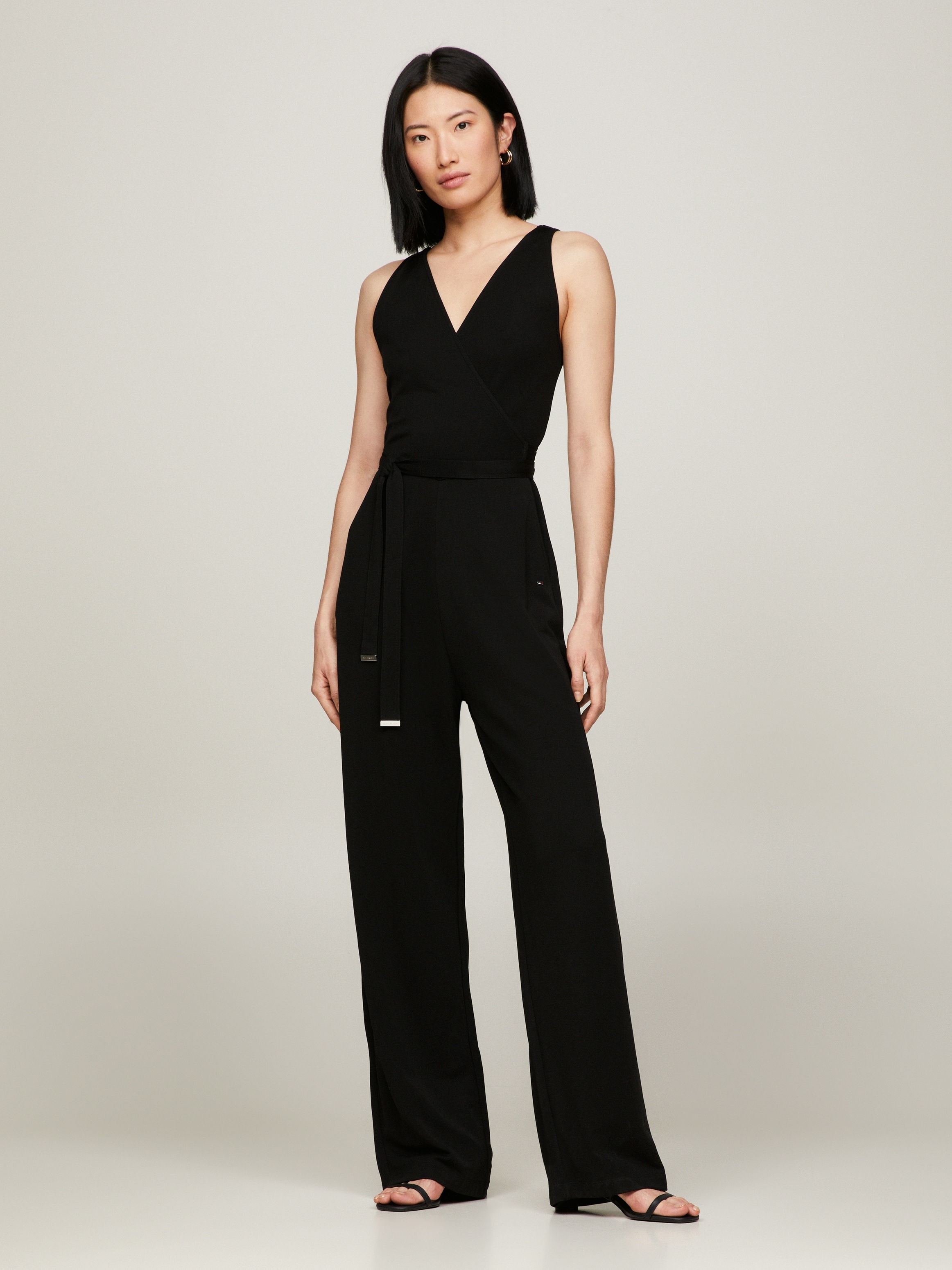 Tommy Hilfiger Culotte-Overall »WRAP DETAIL JUMPSUIT SLEEVELESS«, mit Bindeband-Tommy Hilfiger 1