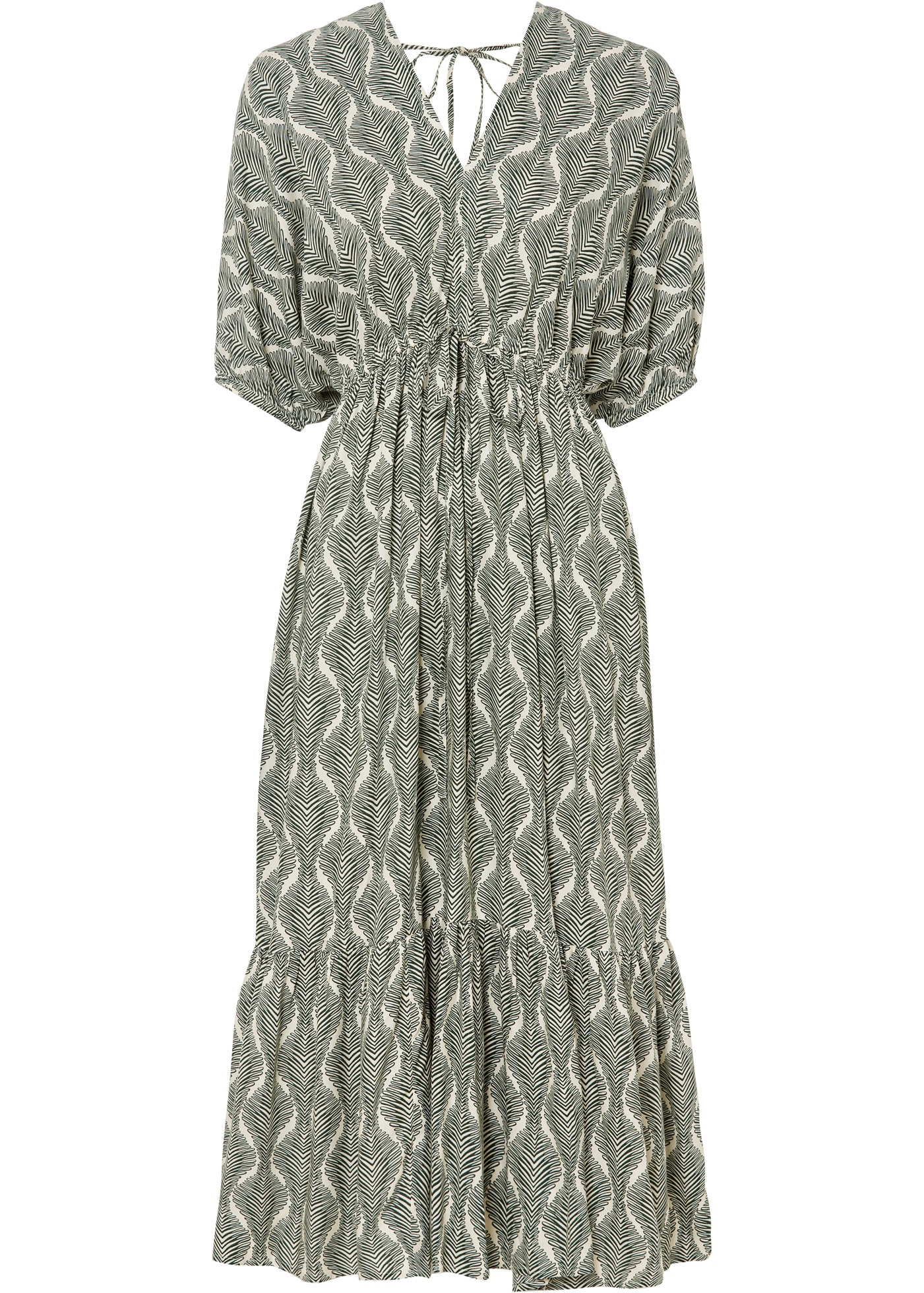 bonprix Midikleid »Midikleid aus fliessender Viskose« Midikleid aus fliessender Viskose