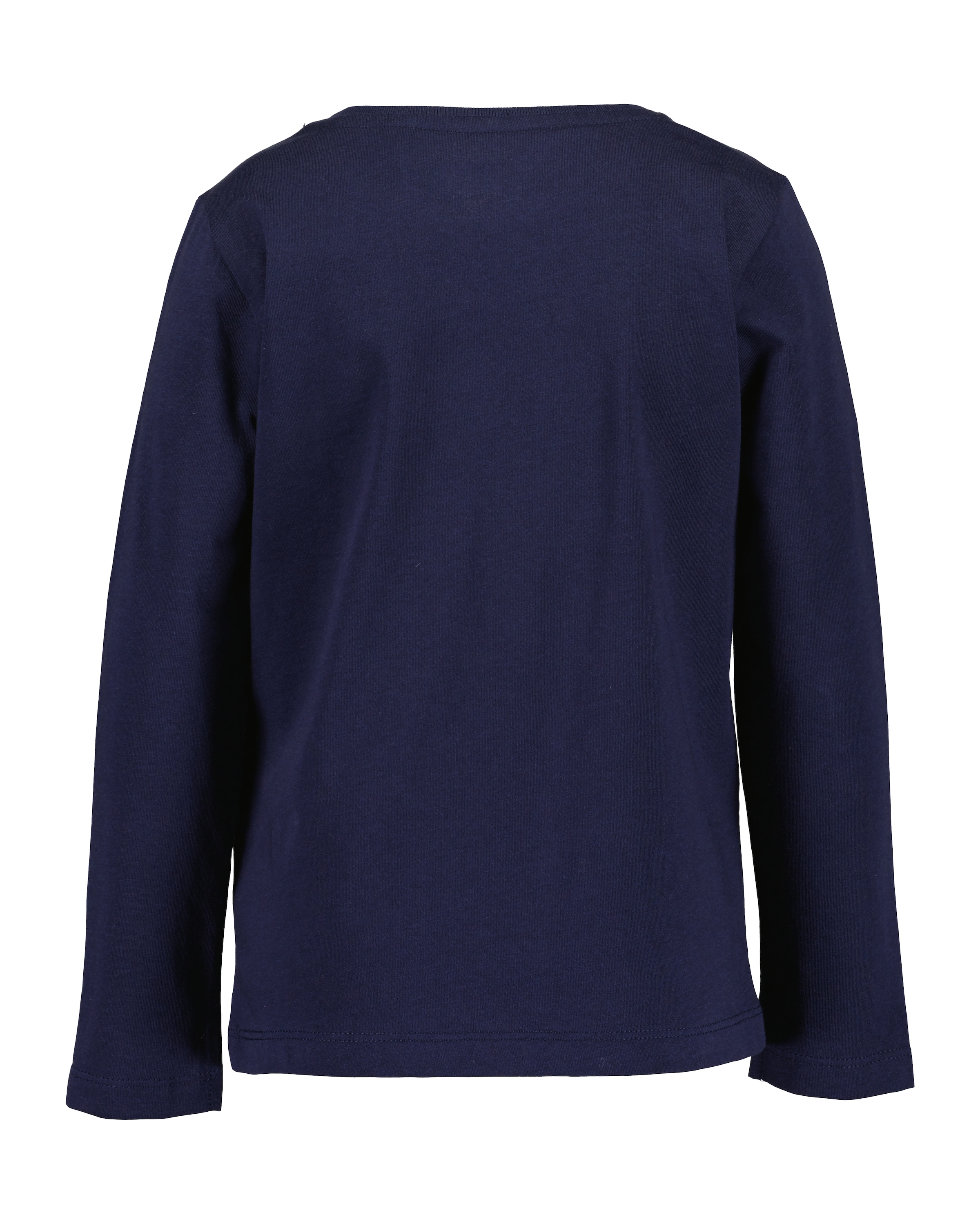 Blue Seven T-shirt à manches longues coton, sequins réversibles, impression scintillante et application en tulle