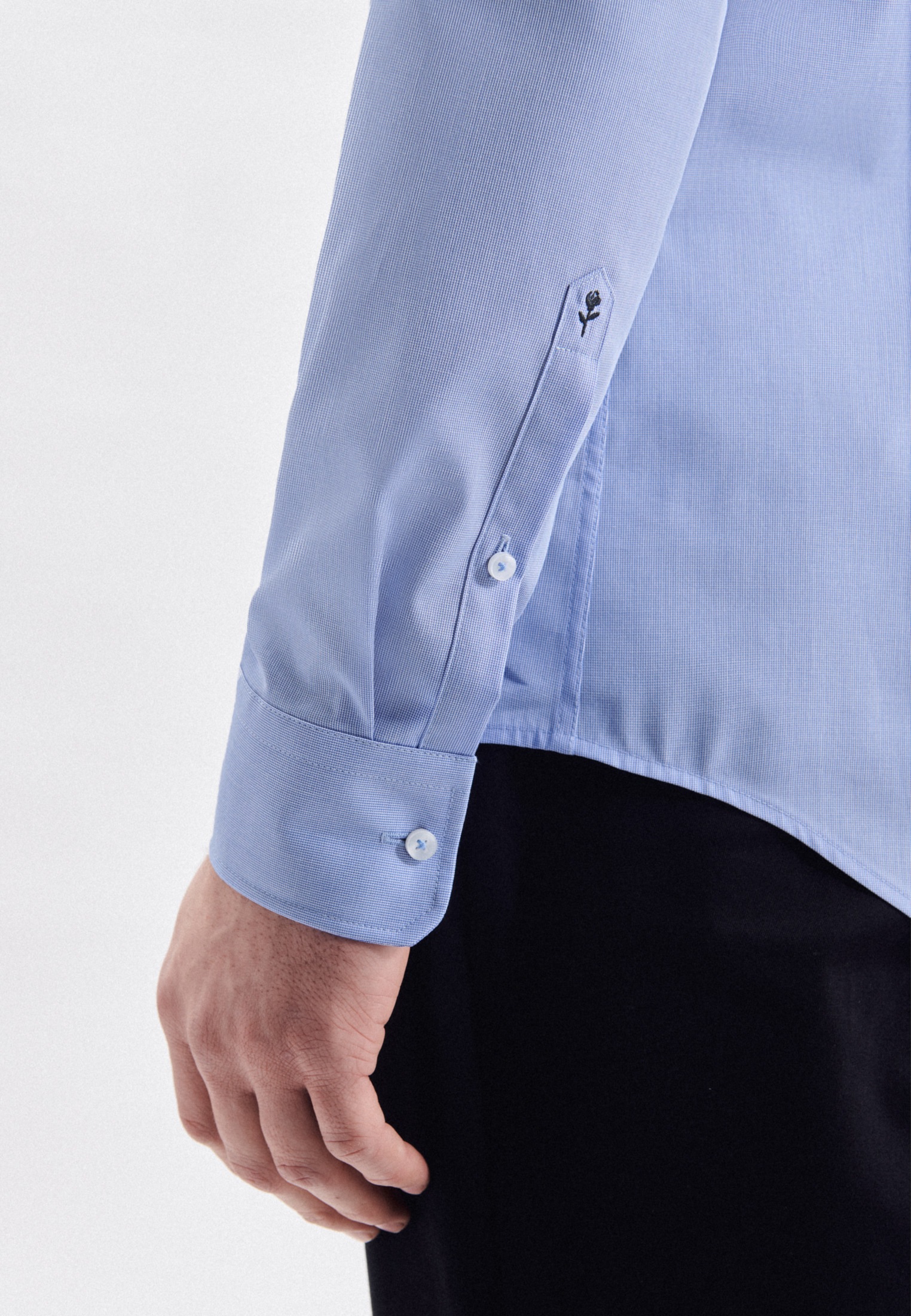 langer Kentkragen Extra Arm Uni Businesshemd auf seidensticker »Slim«, versandkostenfrei Slim
