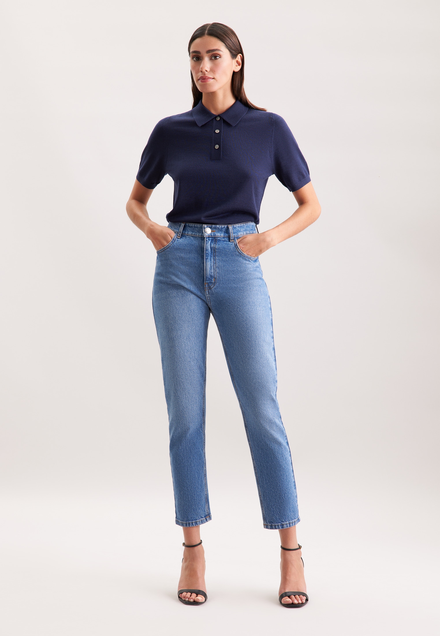 seidensticker Strickpullover Polo