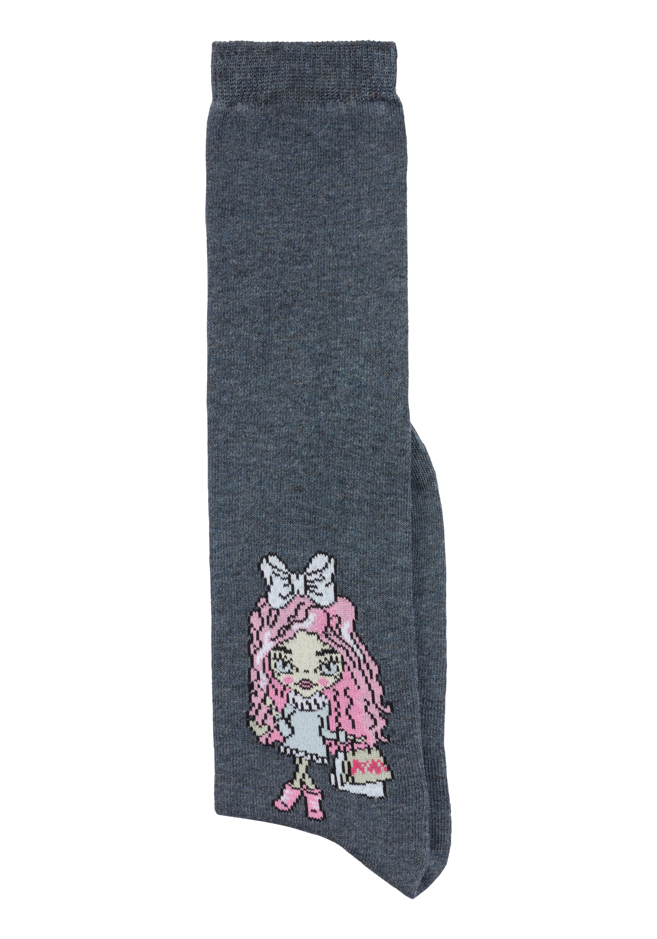 H.I.S Kniestrümpfe, (Packung, 5 Paar), mit eingestricktem Motiv