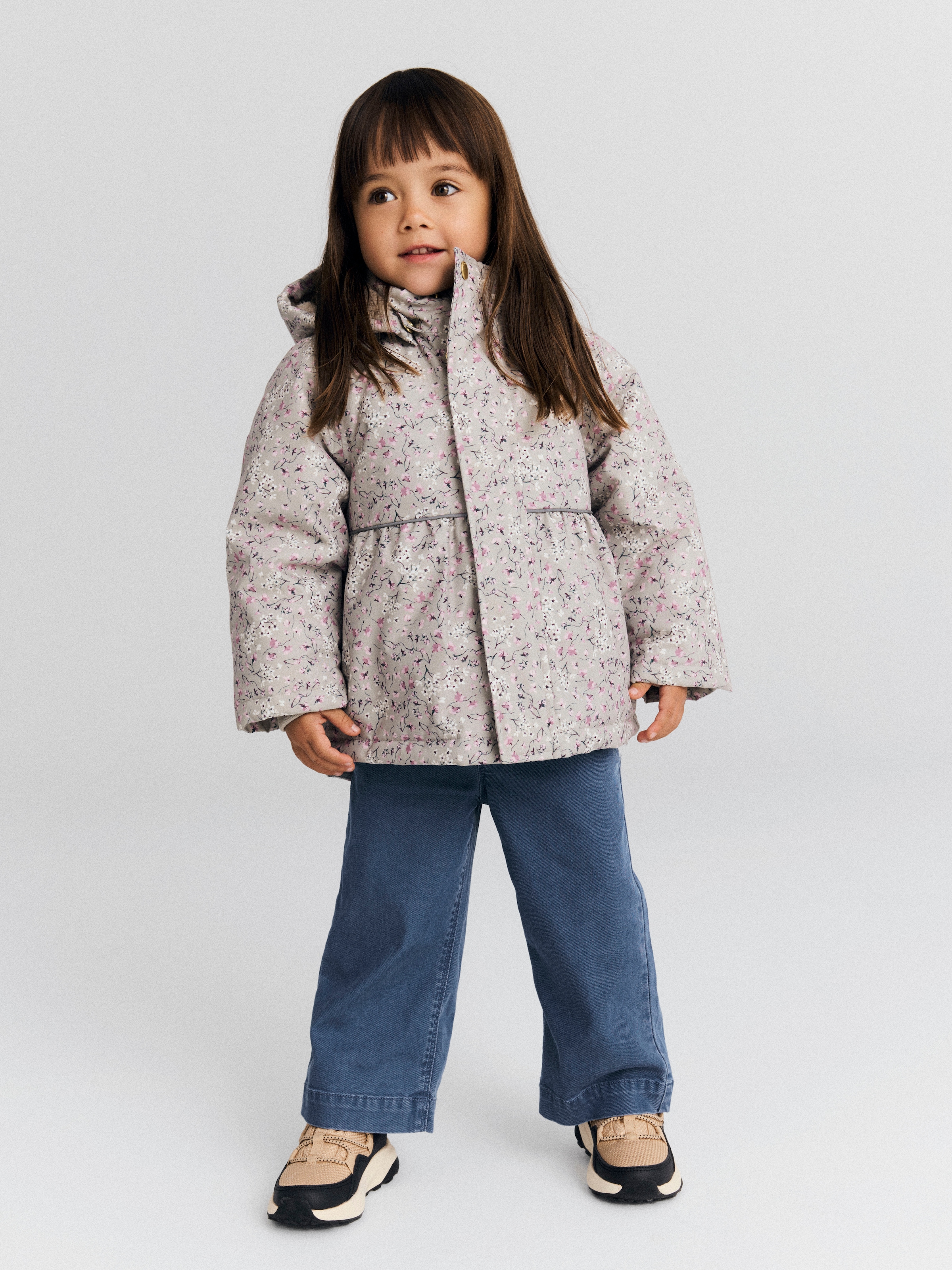 Name It Veste d'extérieur »NMFSNOW05 JACKET AOP 1FO« avec capuche reflektierende Details, wasserdicht, winddicht, atmungsaktiv