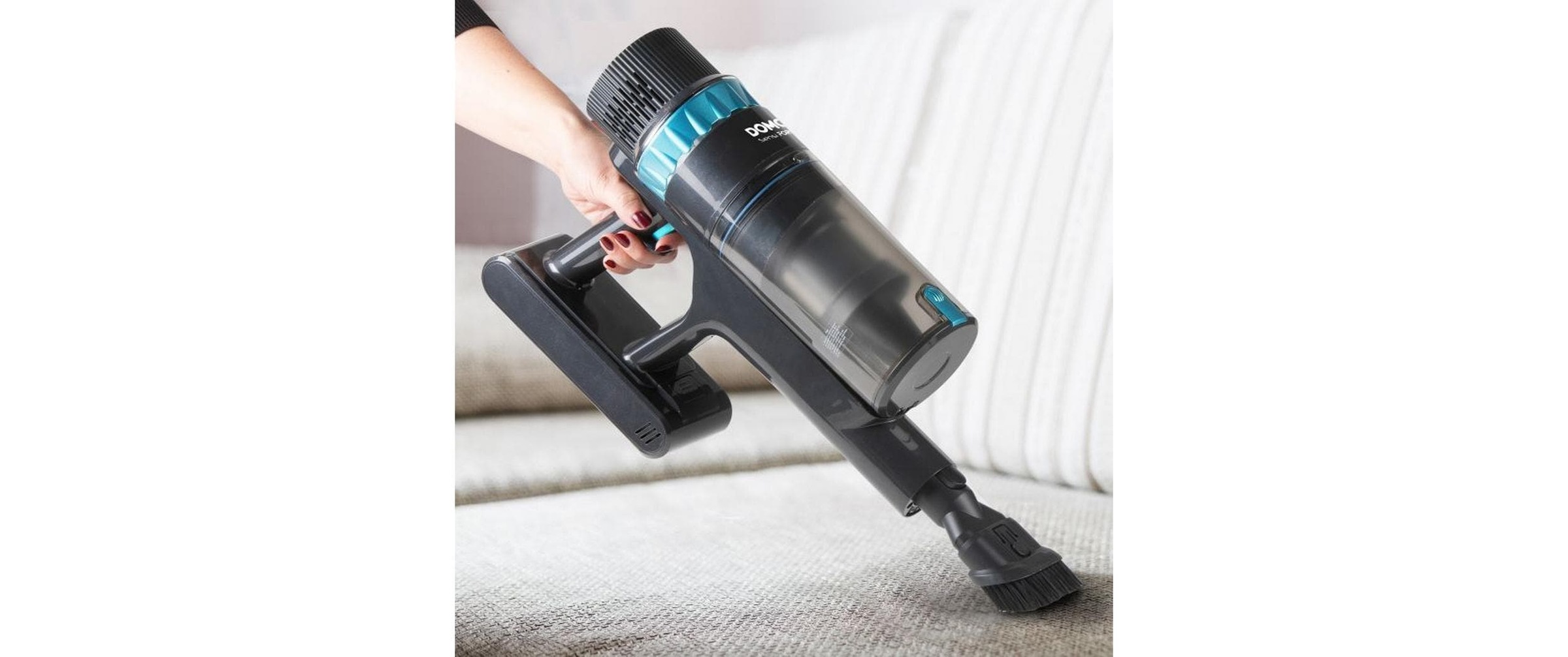Domo Aspirateur à main et à manche sans fil »DO244SV«