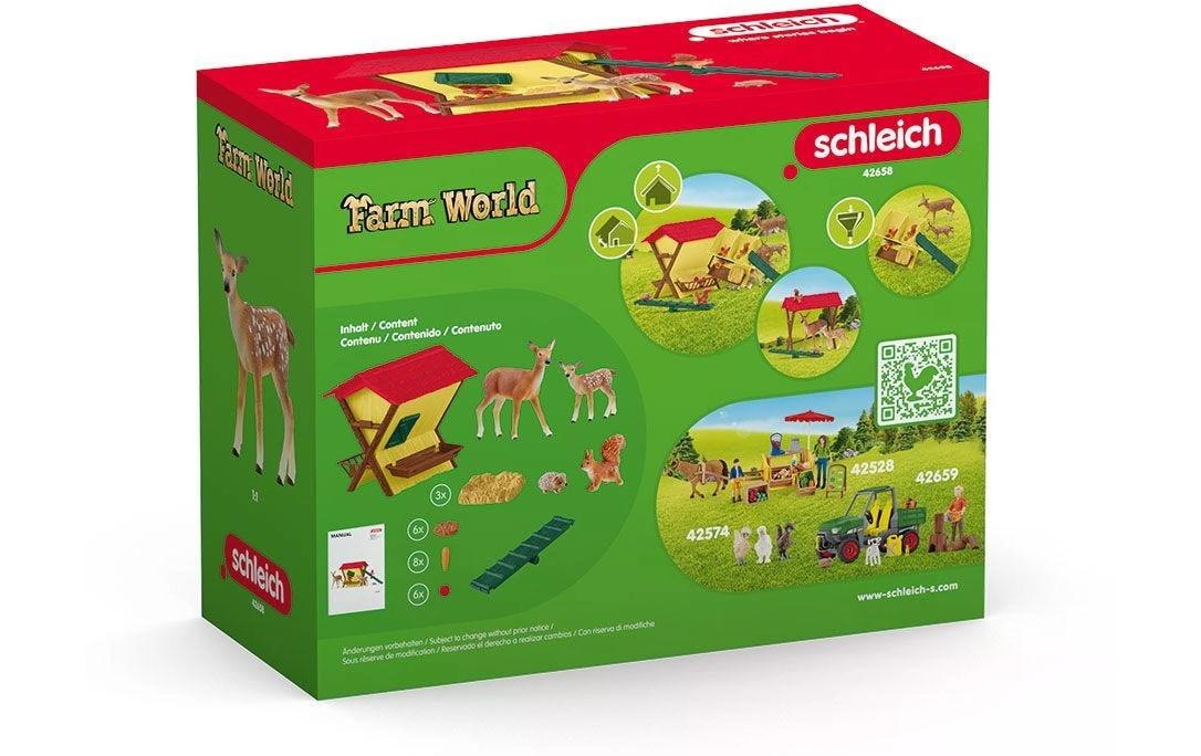 Schleich® Spielwelt »Farm World Fütterung der Waldtiere«