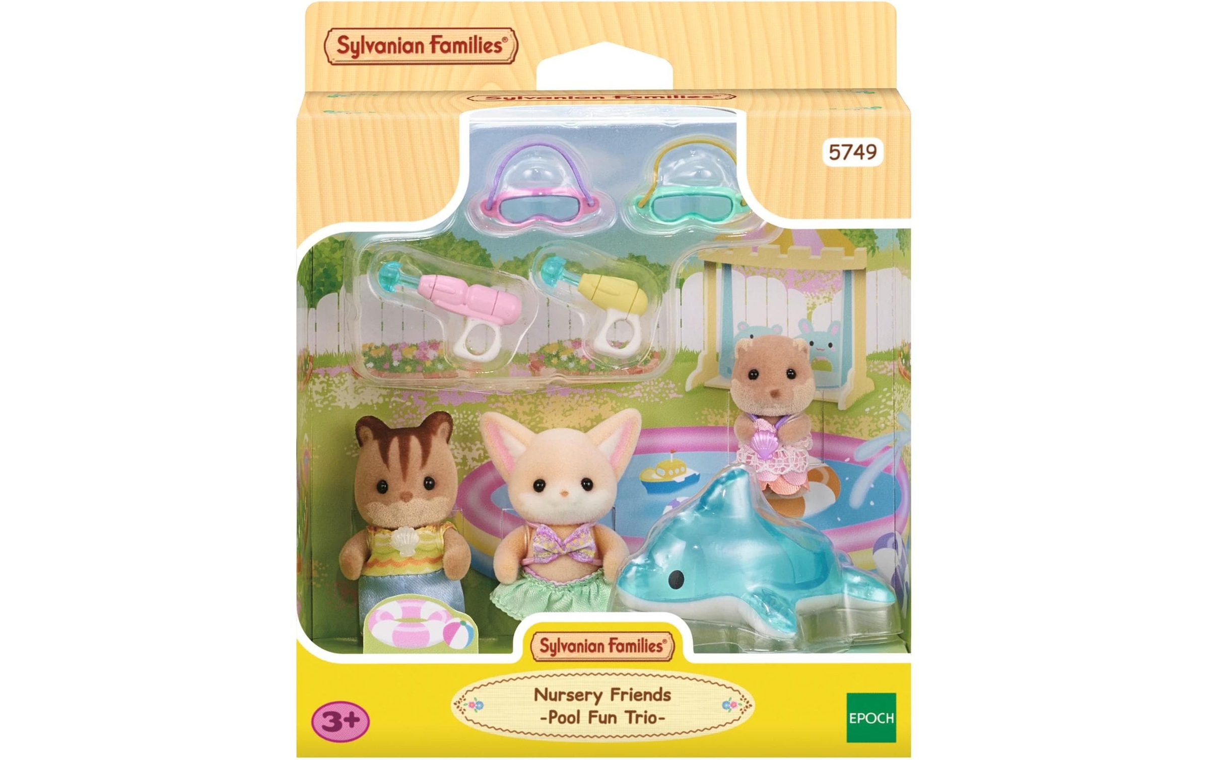 Sylvanian Families Spielfigur »Erlebniskindergarten Freunde Poolspass«