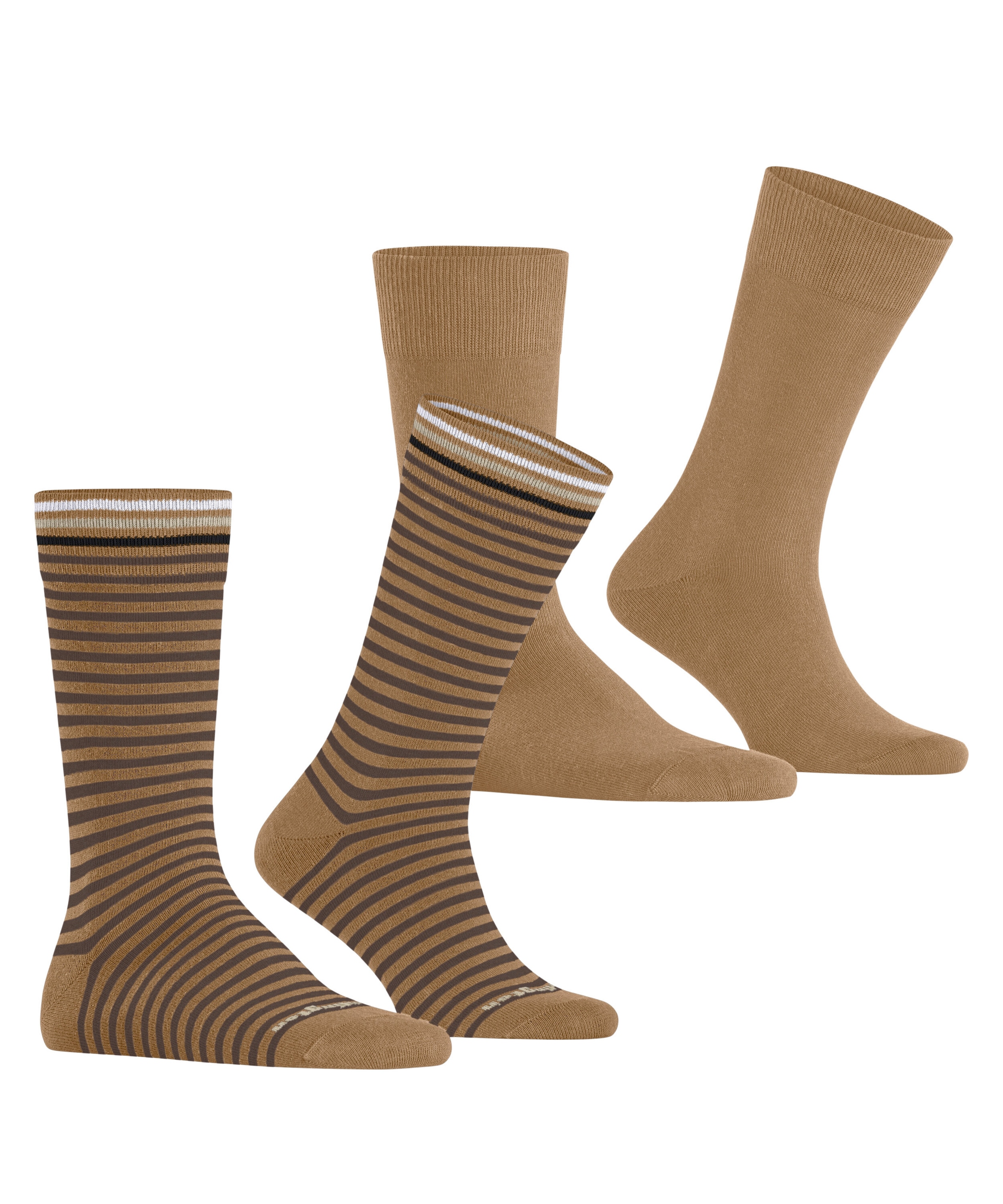 Burlington Chaussettes »Everyday Stripe« 2 paires,  taille unique 40-46, rayé et uni