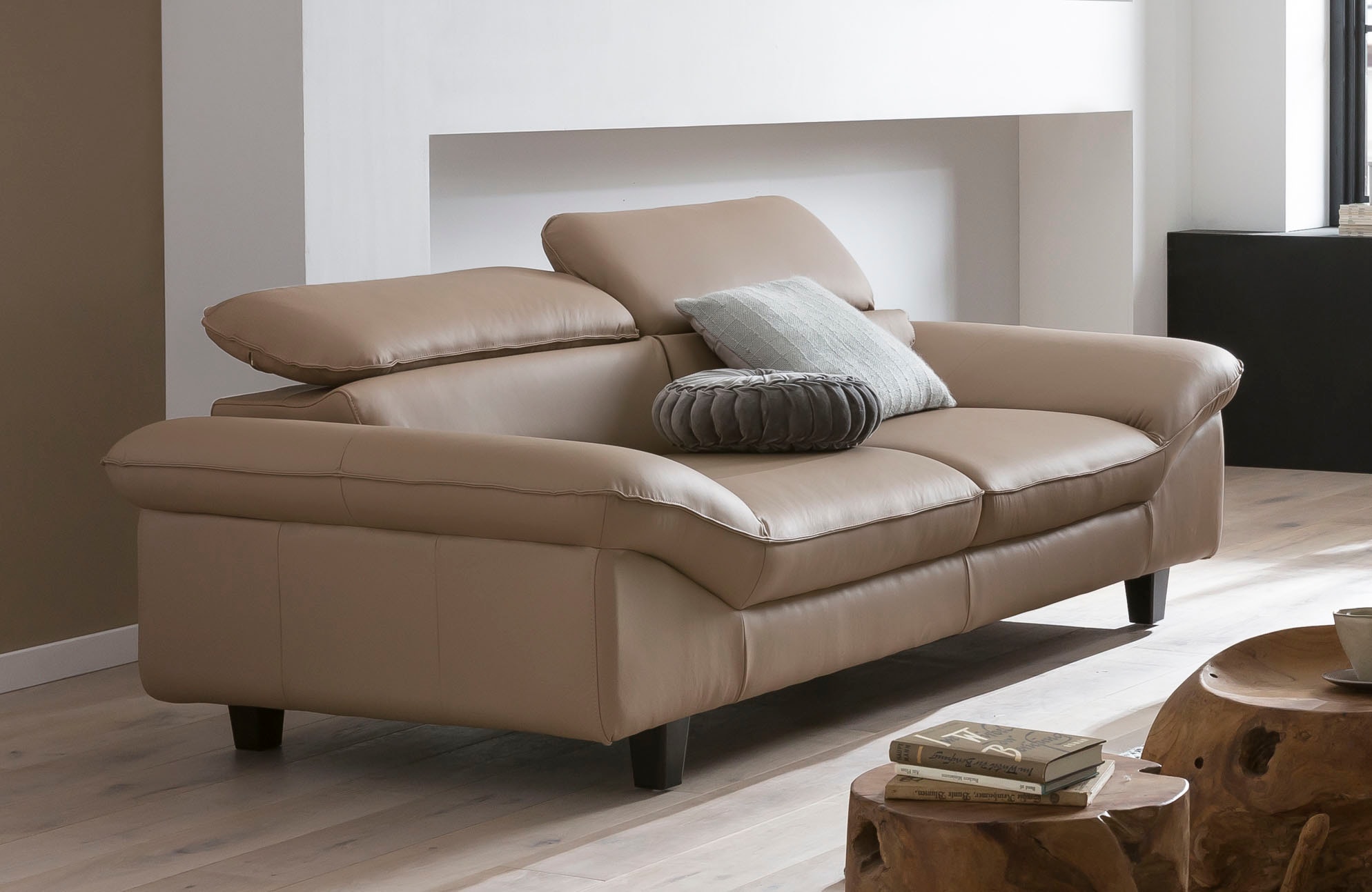 Home affaire 2-Sitzer »Pilot«, Big-Sofa mit Kopfteilverstellung