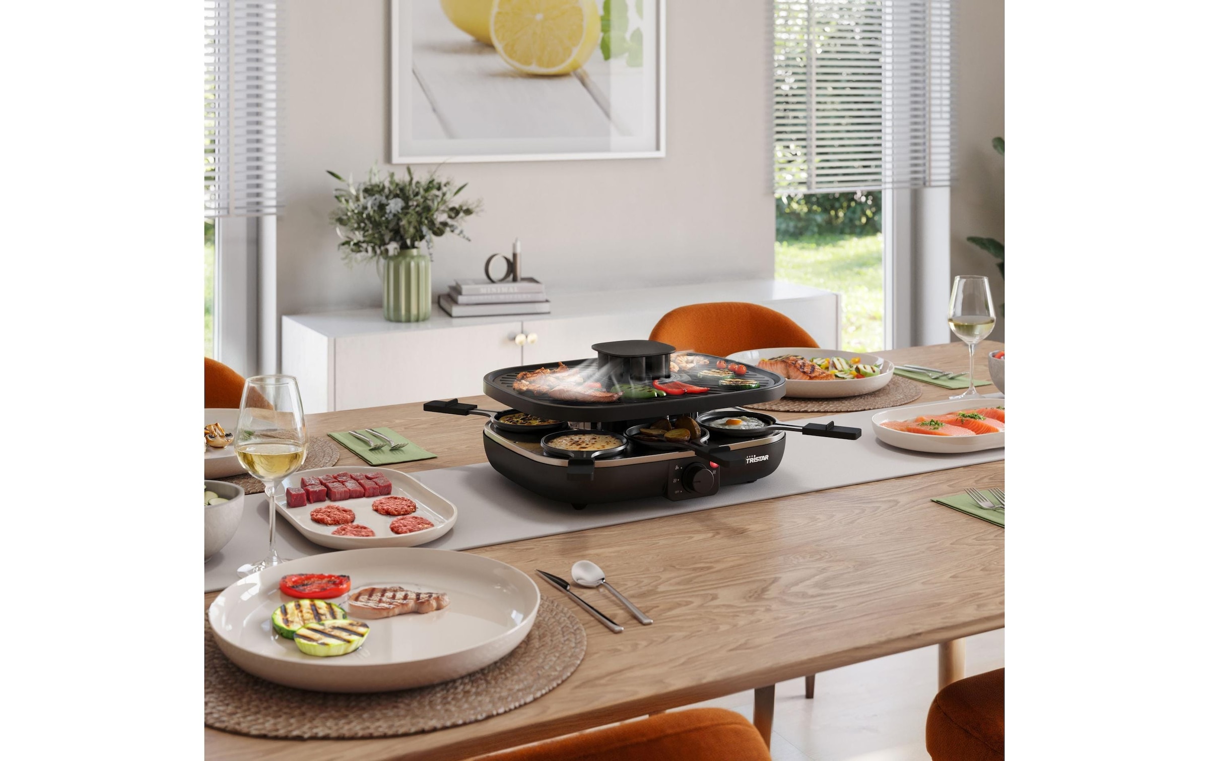 Tristar Raclette »Raclette Clean Air 6 Personen«