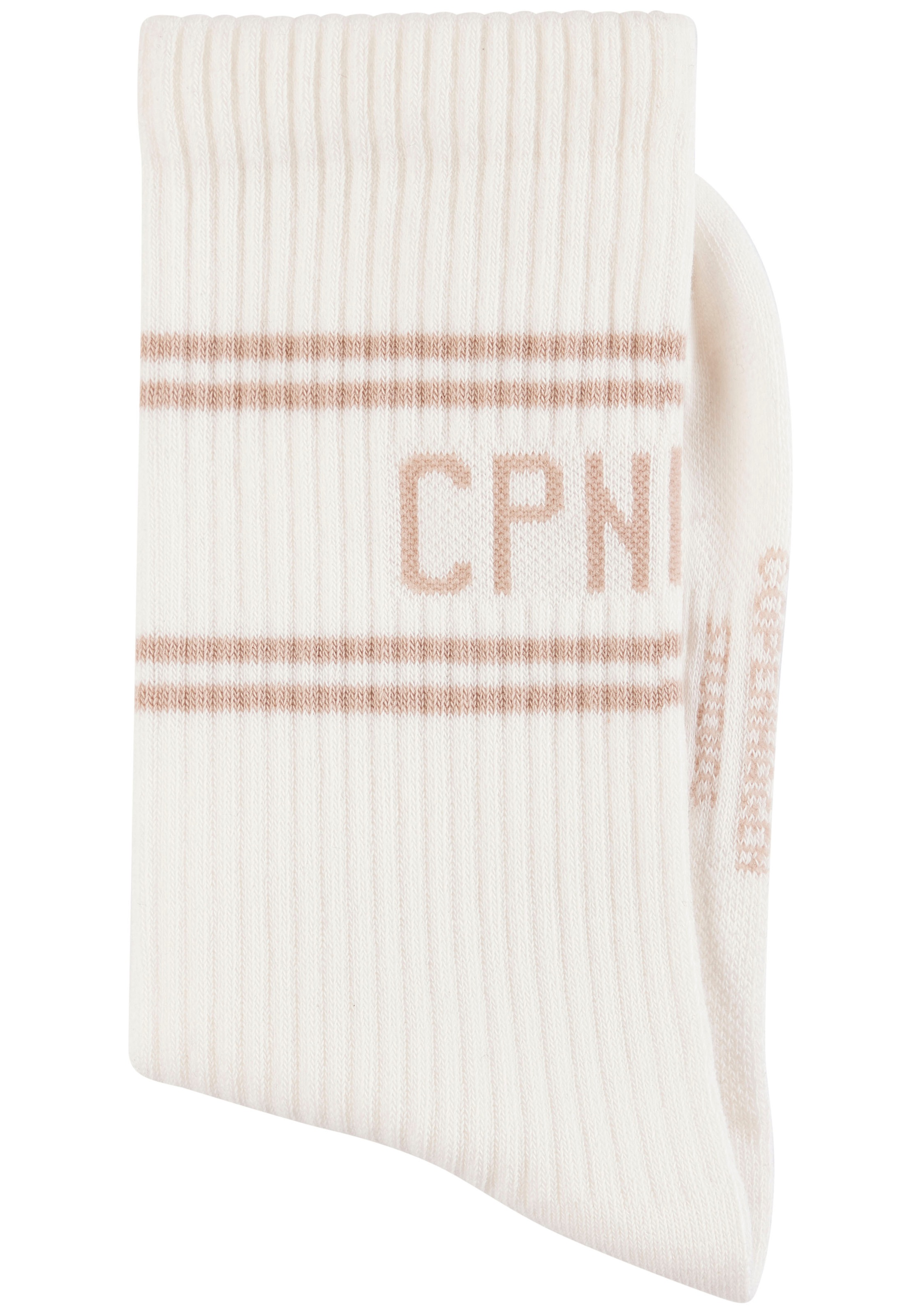 Copenhagen Studios Langsocken, (Packung, 2 Paar), mit Pikeé-Struktur unter der Sohle