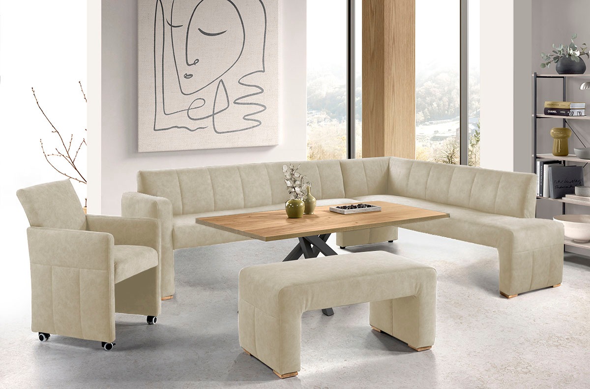 exxpo - sofa fashion Essbank elegant und modern mit hohem Sitzkomfort