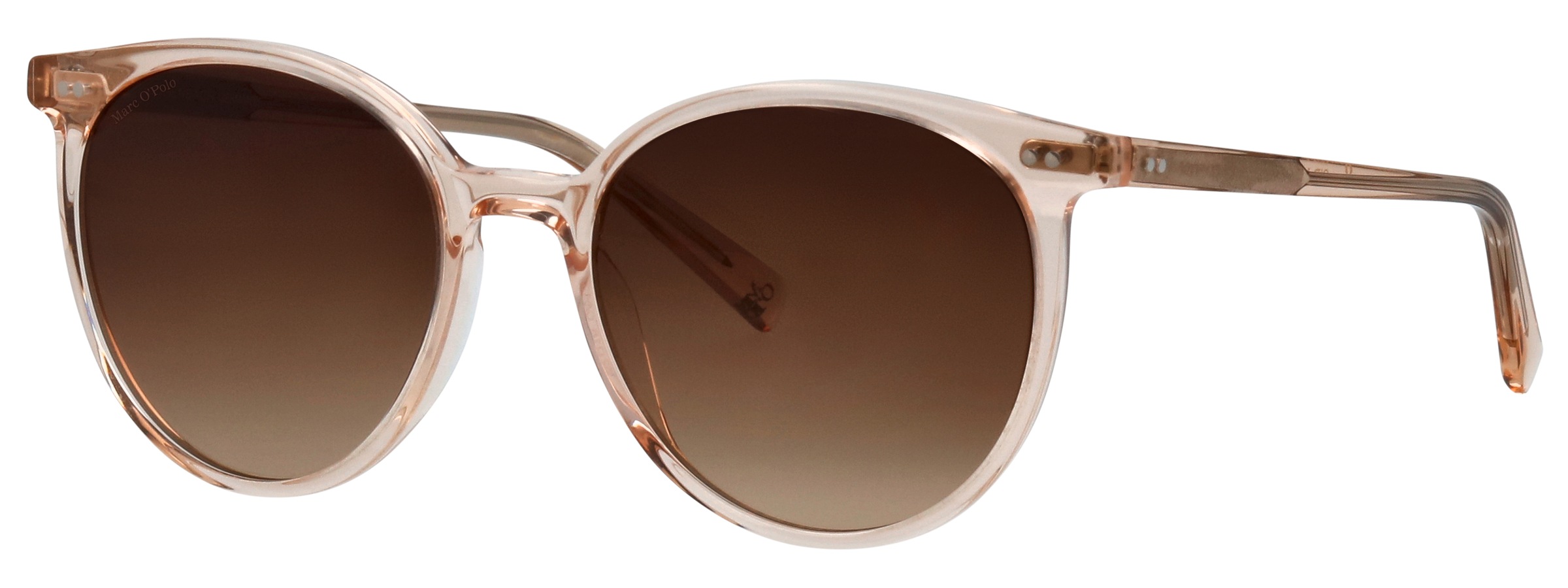 Image of Marc OPolo Sonnenbrille "Modell 506164" Form Panto, Logoschriftzug auf Bügel, Kunststofffassung